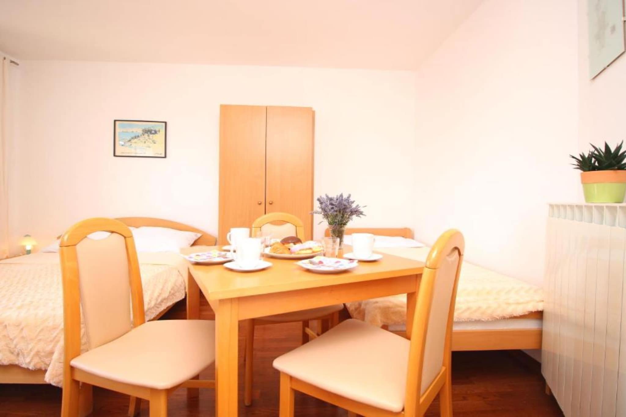 Apartments Butković - Studio Apartmetn (A4)-Slaapkamer