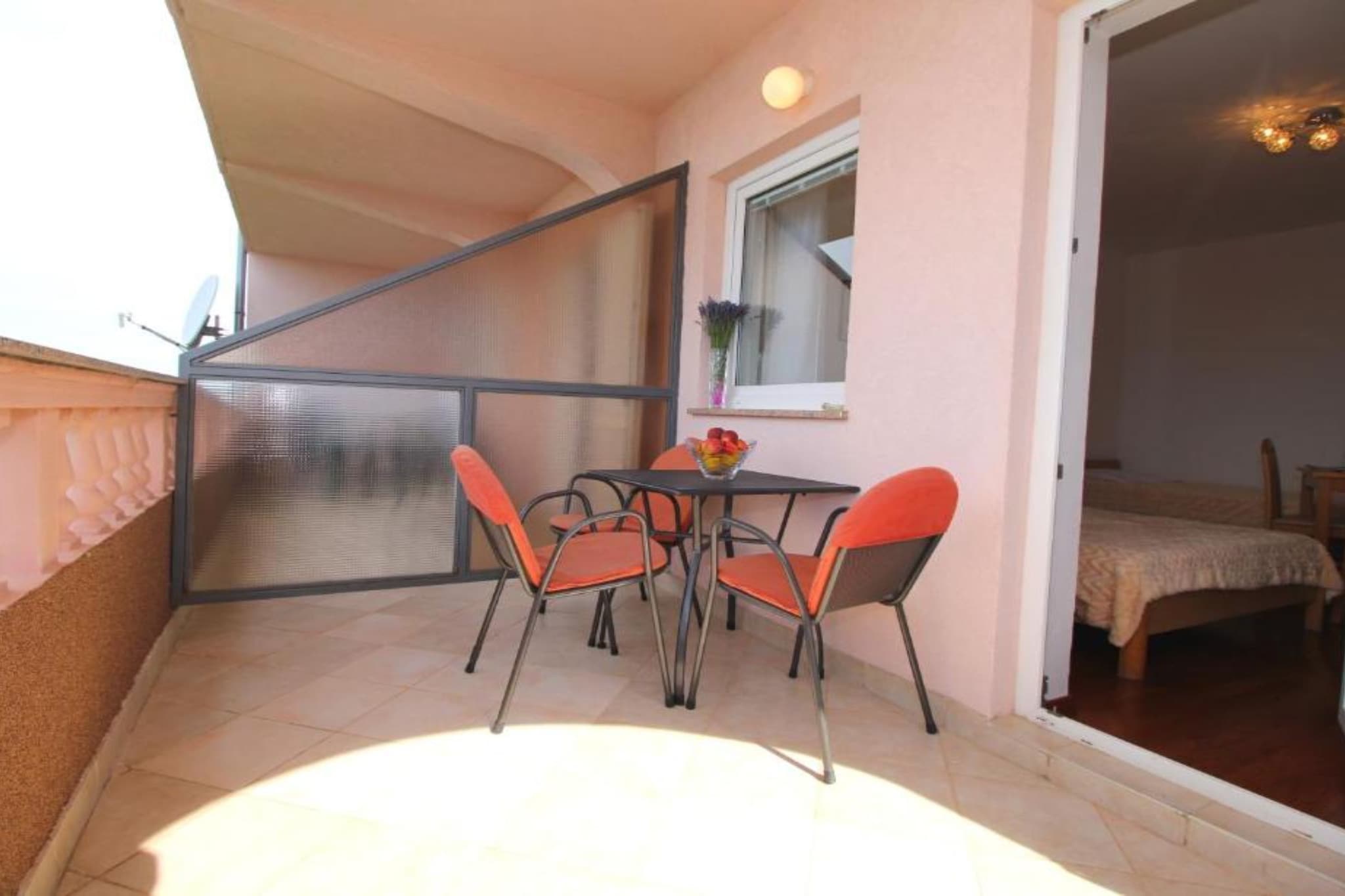 Apartments Butković - Studio Apartmetn (A4)-Terrasbalkon