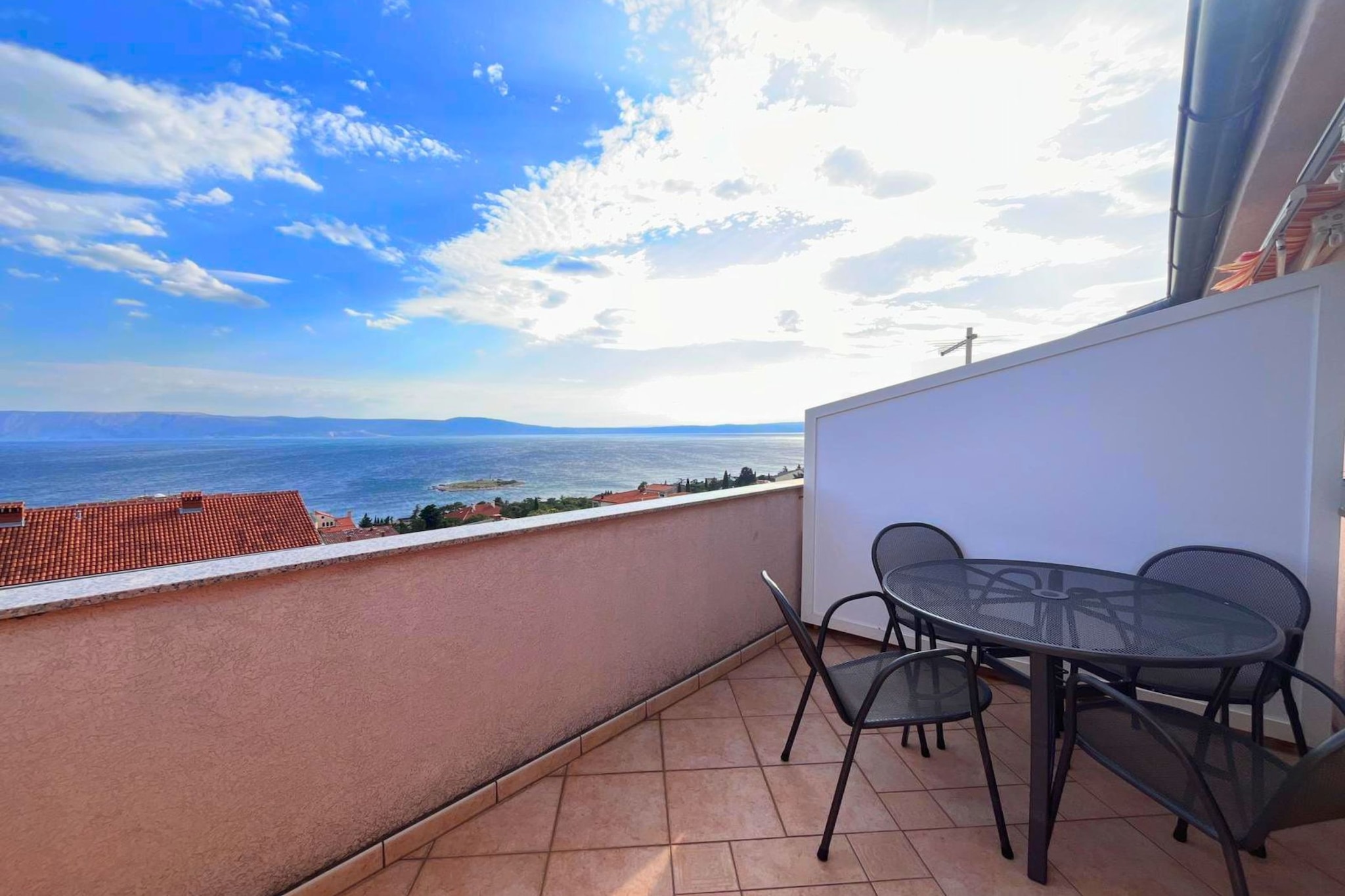 Apartments Butković - One Bedroom Apartments (A5)-Terras