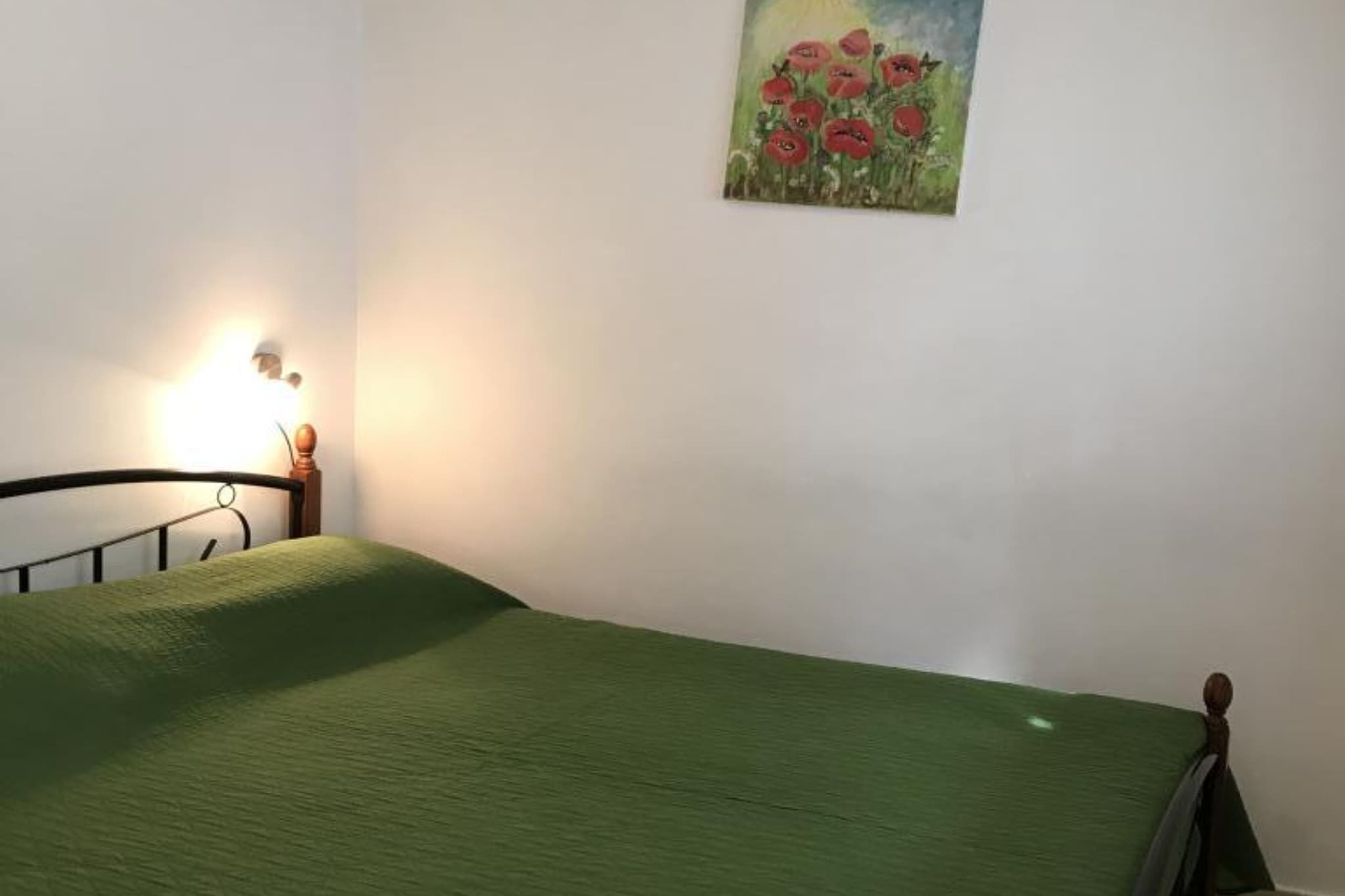 Apartmani Stefanija - Studio With Garden View-Slaapkamer
