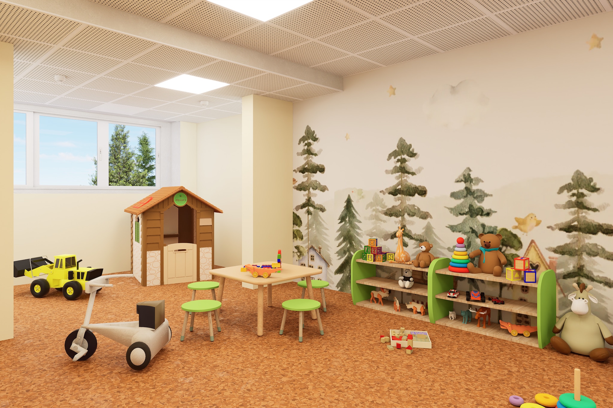 IFA Schöneck Ferienpark - 1_5 Raum App View / AP15V mit Balkon-Parkfaciliteiten