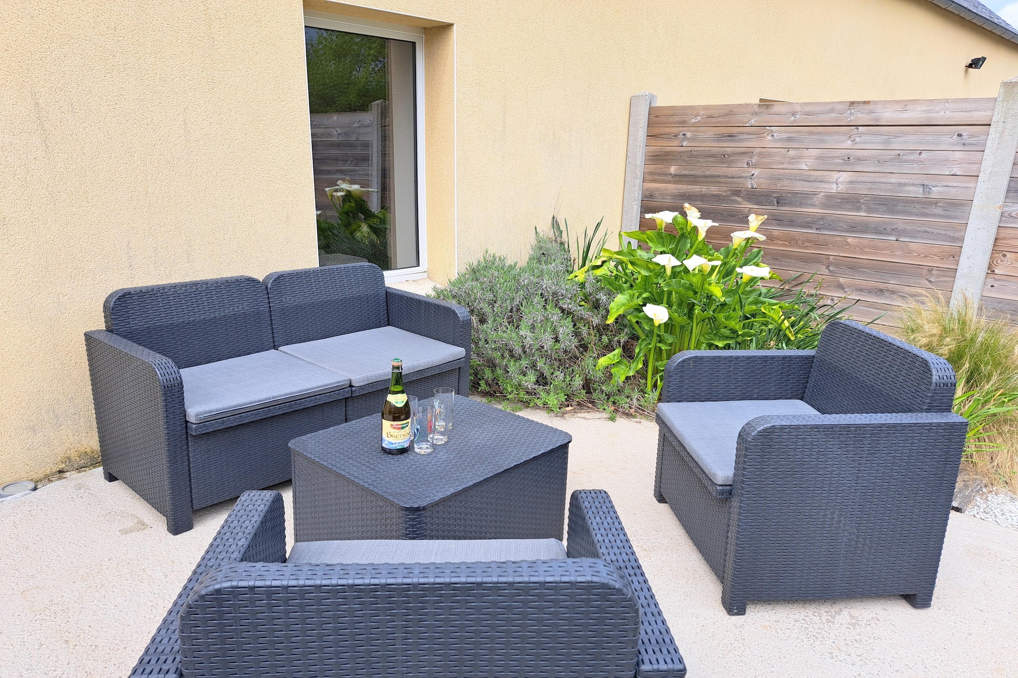 Doppelhaus in Telgruc sur mer-Terrace balcony