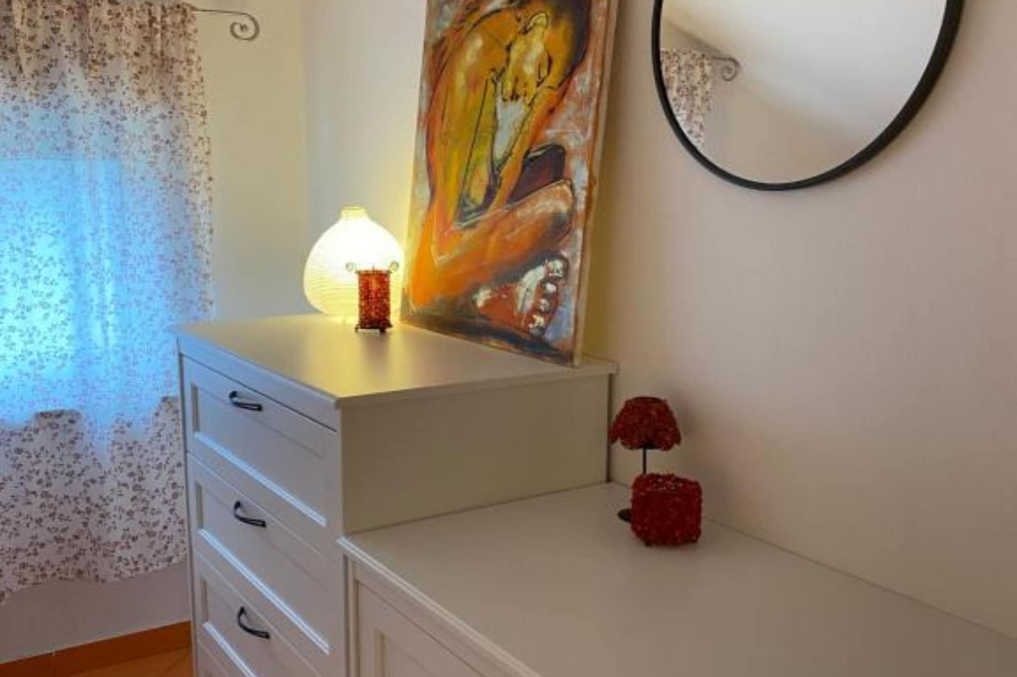 Apartments Lara Rab - One Bedroom Apartment with  Balcony-Salon