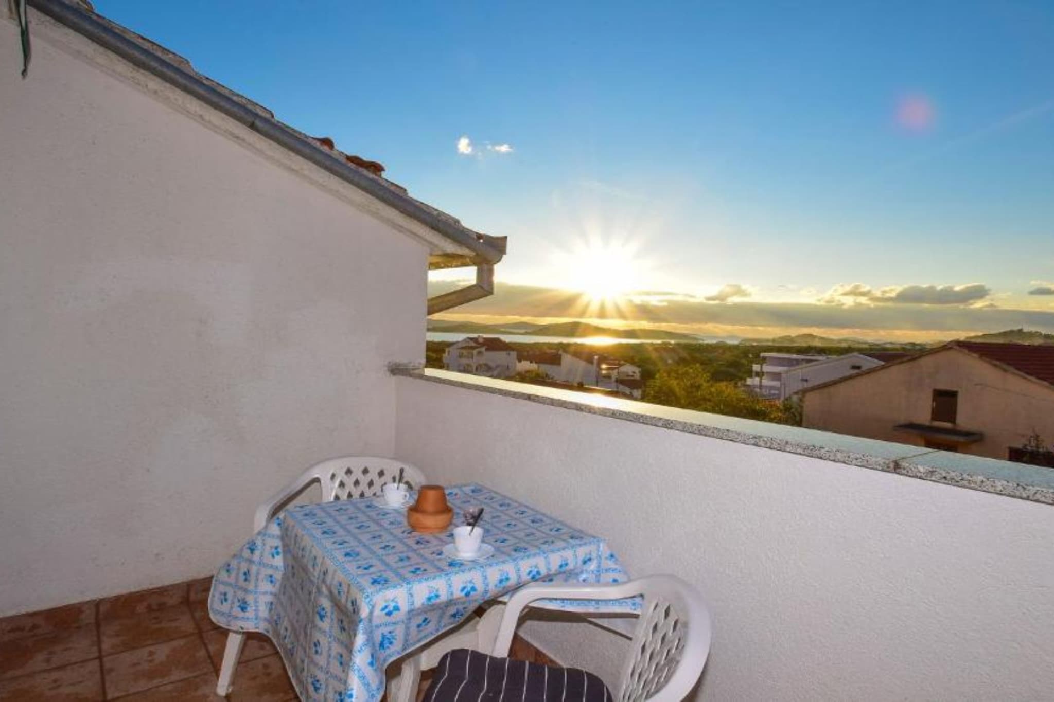 Villa Sanja -  One Bedroom Apartment with Balcony and Sea View 1-Terrasbalkon
