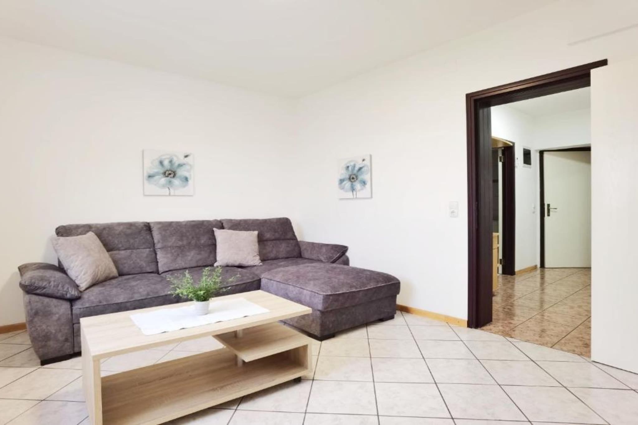 Villa Sanja -  One Bedroom Apartment with Balcony and Sea View 1-Woonkamer