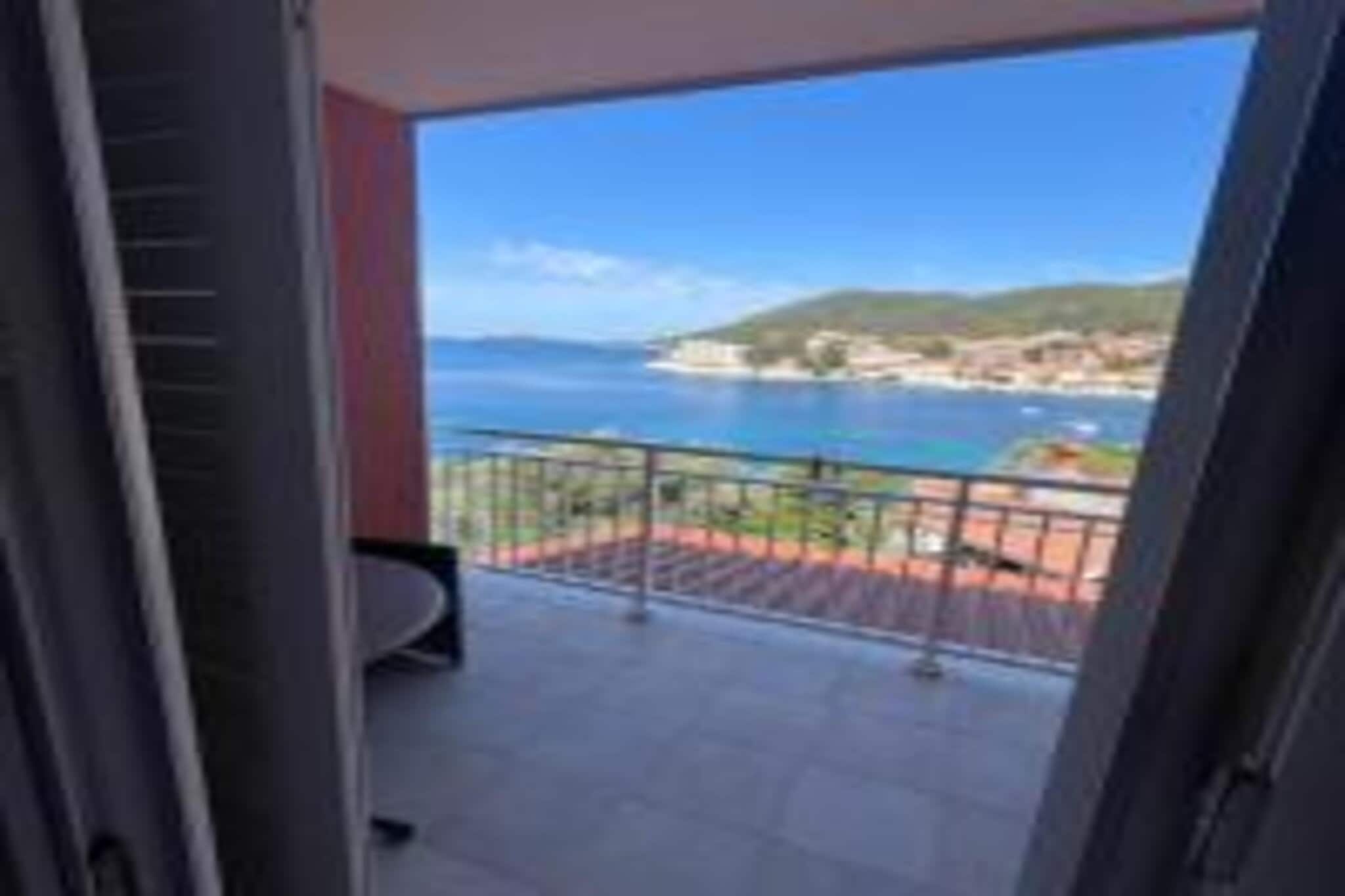 Apartments Bleuš - One Bedroom Apartment with Balcony and See View 1-Terrassenbalkon