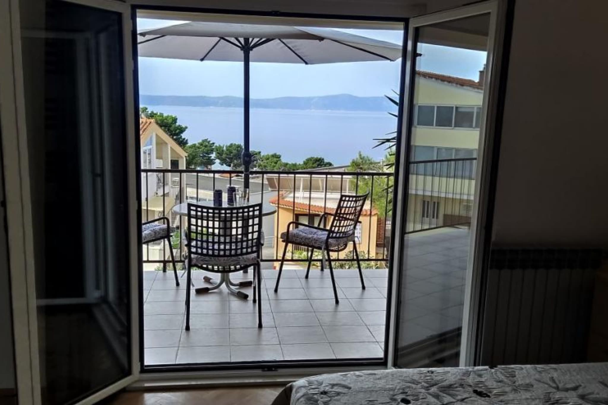Apartments Roščić -  Superior Two Bedroom Apartment with Balcony and Sea View-Terrace balcony