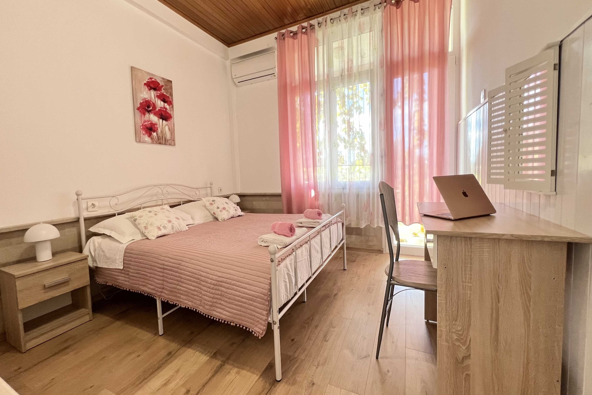 Apartmani Vela Makarska - Two Bedroom Apartment With Balcony-Slaapkamer