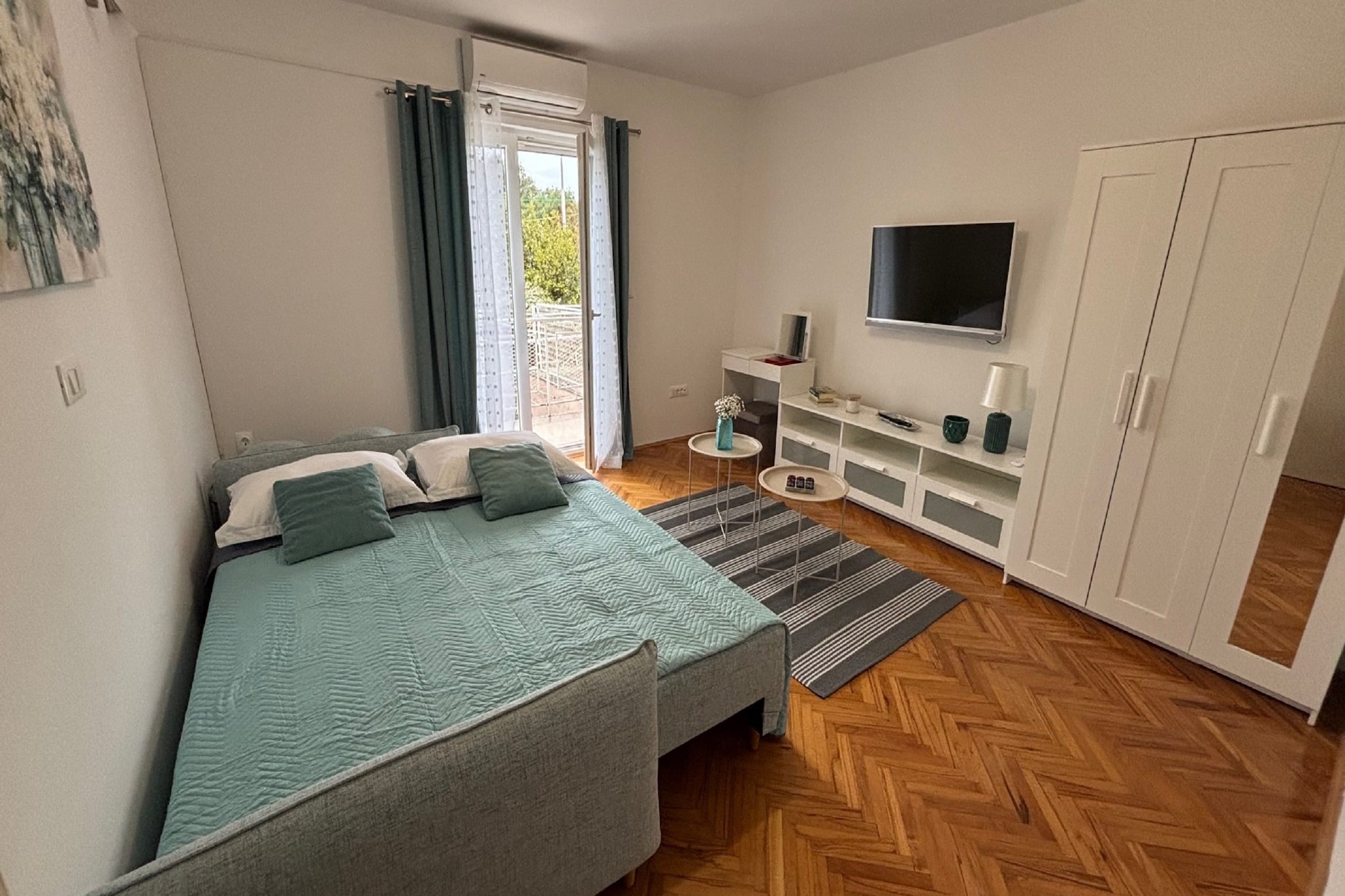 Apartmani Vela Makarska - Classic One Bedroom Apartment-Woonkamer