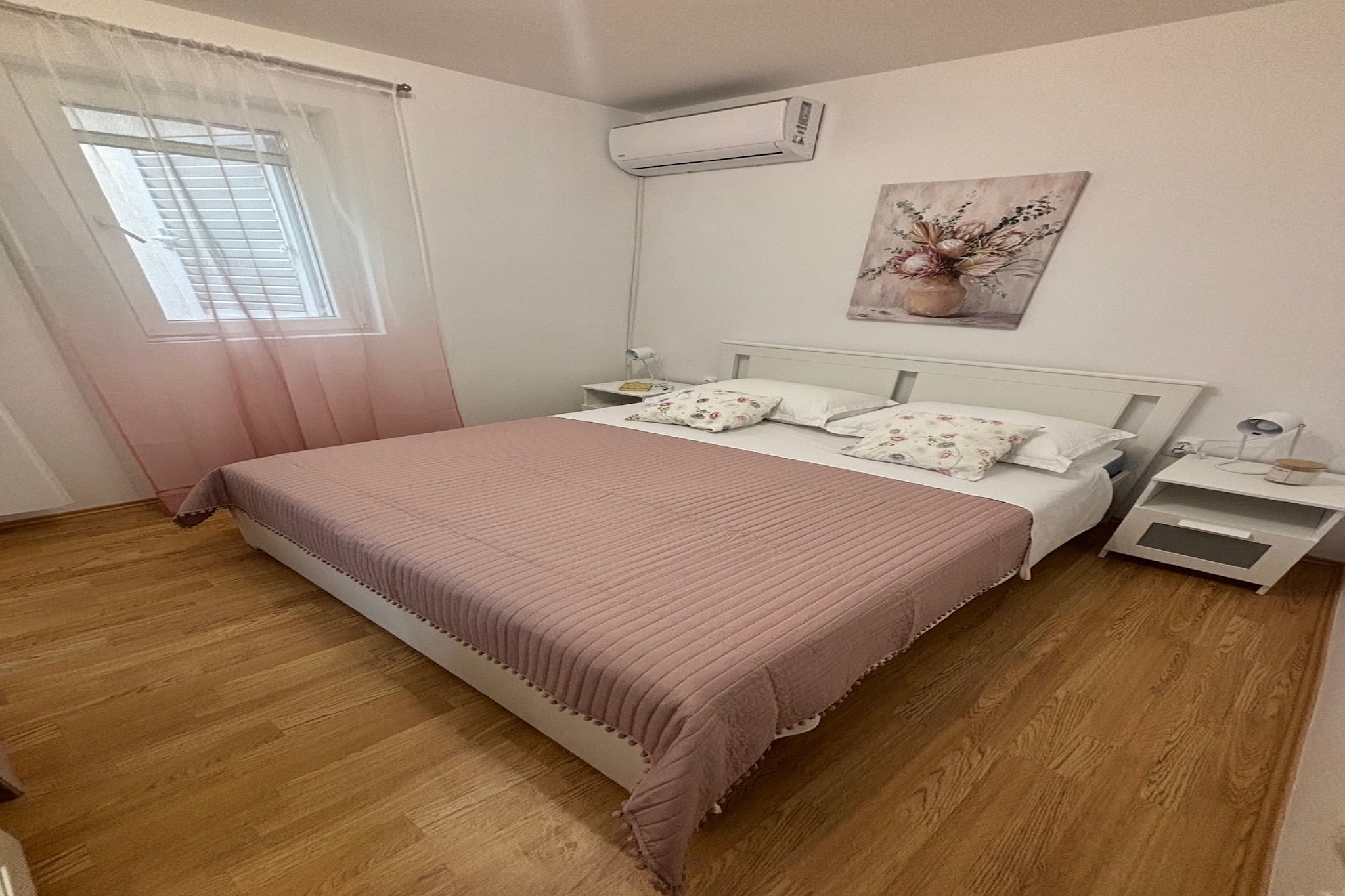 Apartmani Vela Makarska - Classic One Bedroom Apartment-Woonkamer