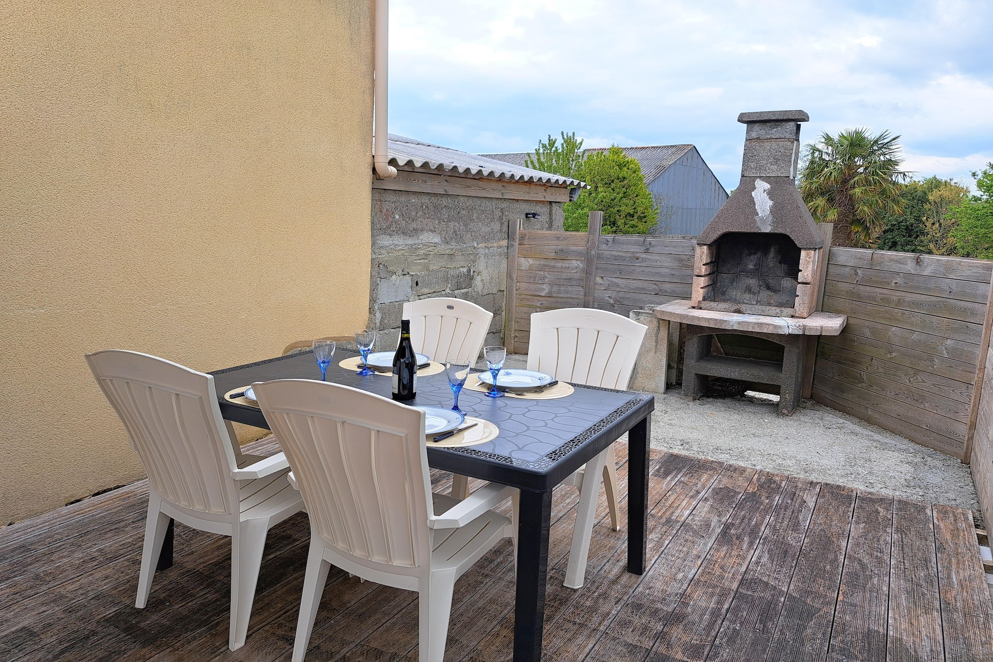 Doppelhaushälfte in Telgruc sur mer-Terrasbalkon