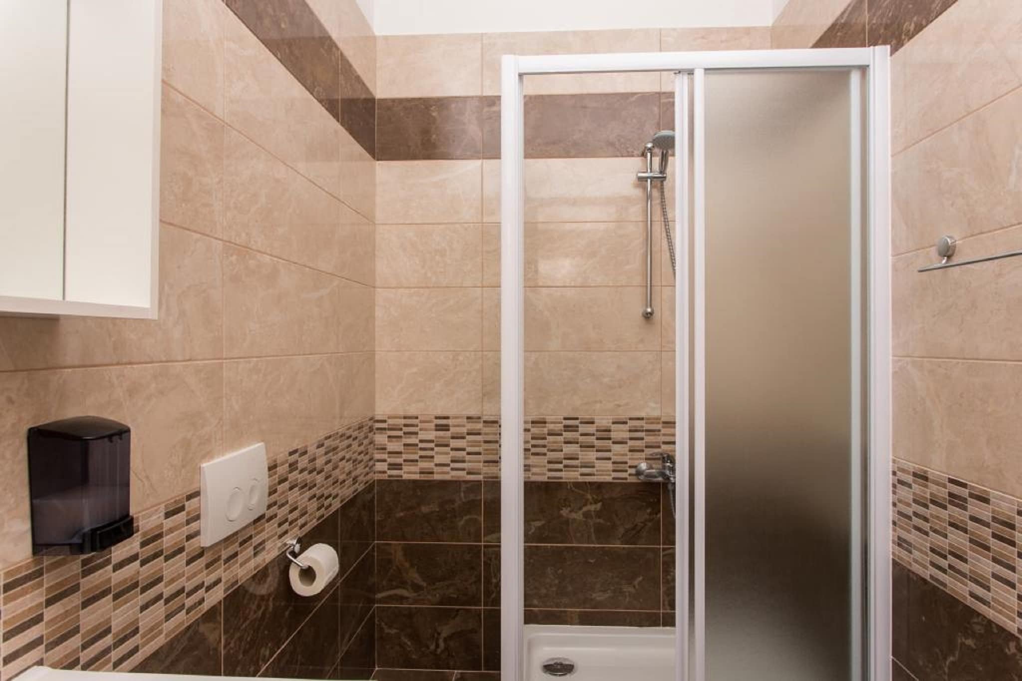 Studio Ari - Superior Studio Apartment with Terrace and Sea View (First Floor)-Badezimmer