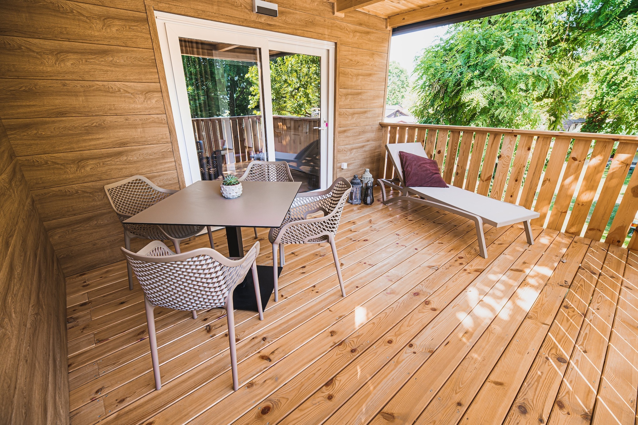 Thermal Canopy Tree House with Riviera Tickets - Tree House 15\/008-Terrasse