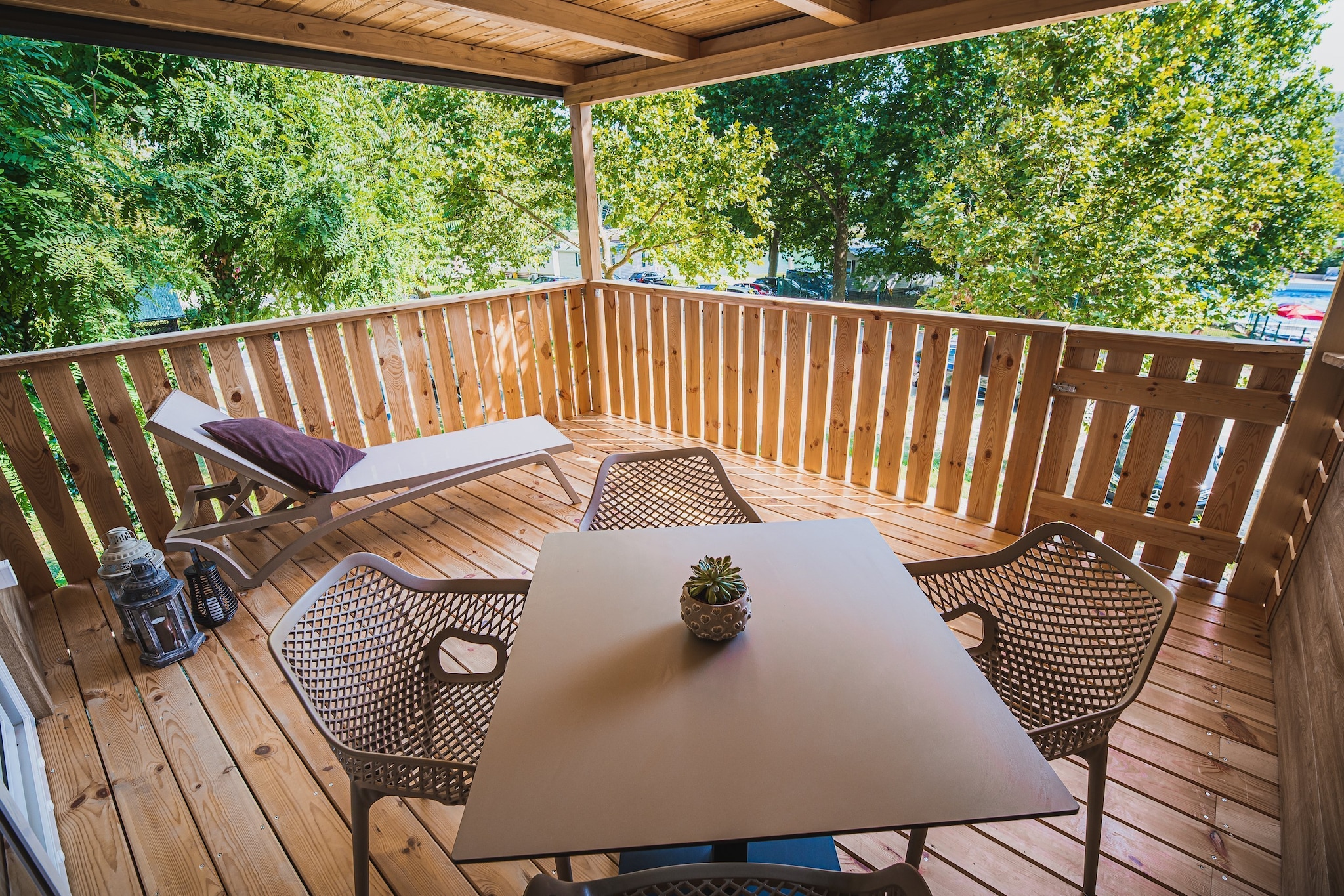 Thermal Canopy Tree House with Riviera Tickets - Tree House 15\/008-Terrasse