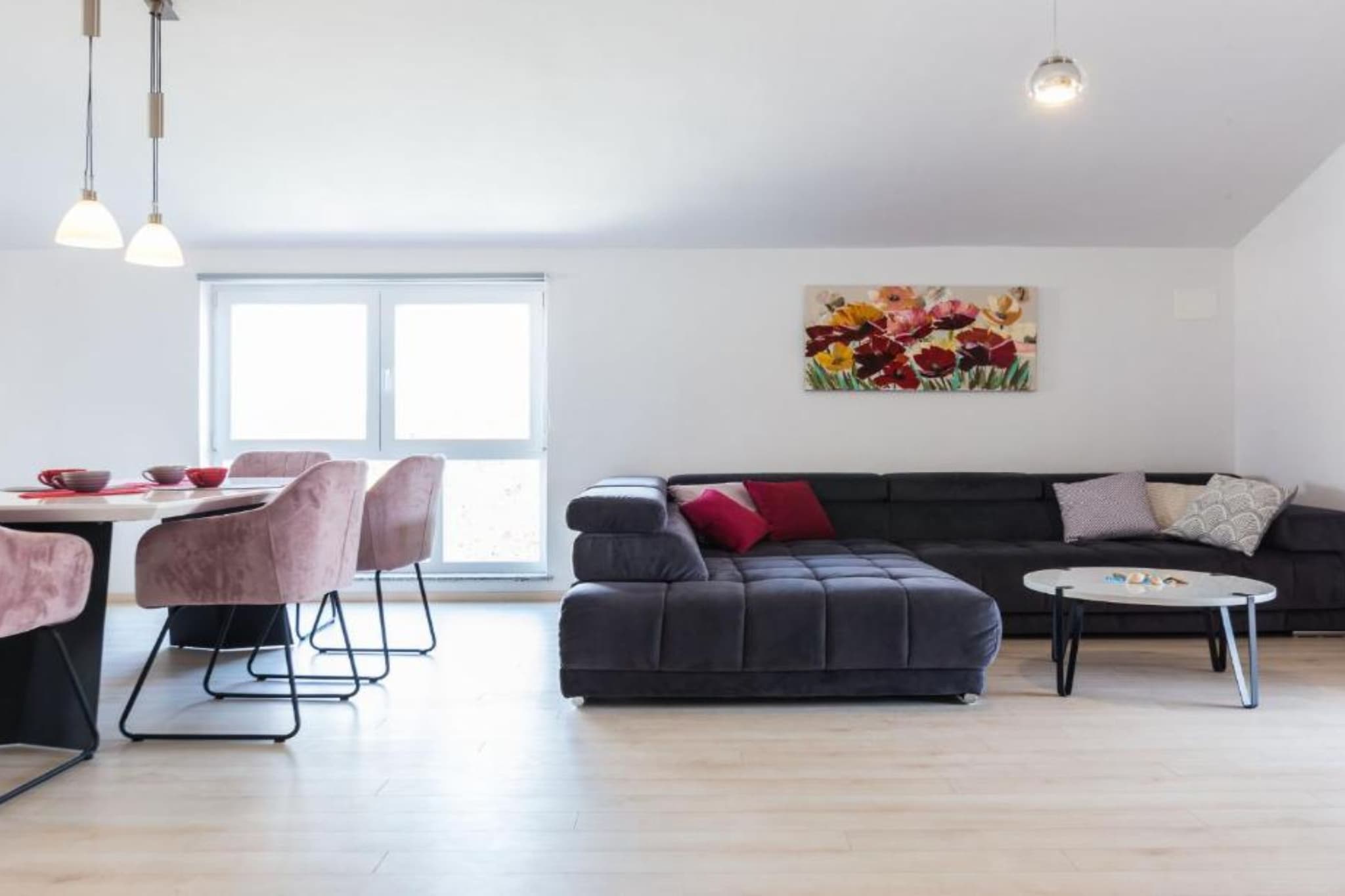 Cozy Three Bedroom Apartment With Terrace in Zadar - Three Bedroom Apartment-Wohnzimmer