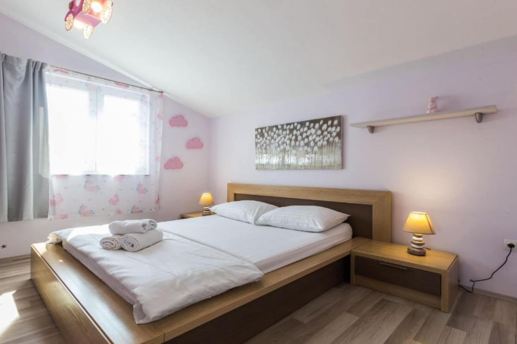 Cozy Three Bedroom Apartment With Terrace in Zadar - Three Bedroom Apartment-Schlafzimmer