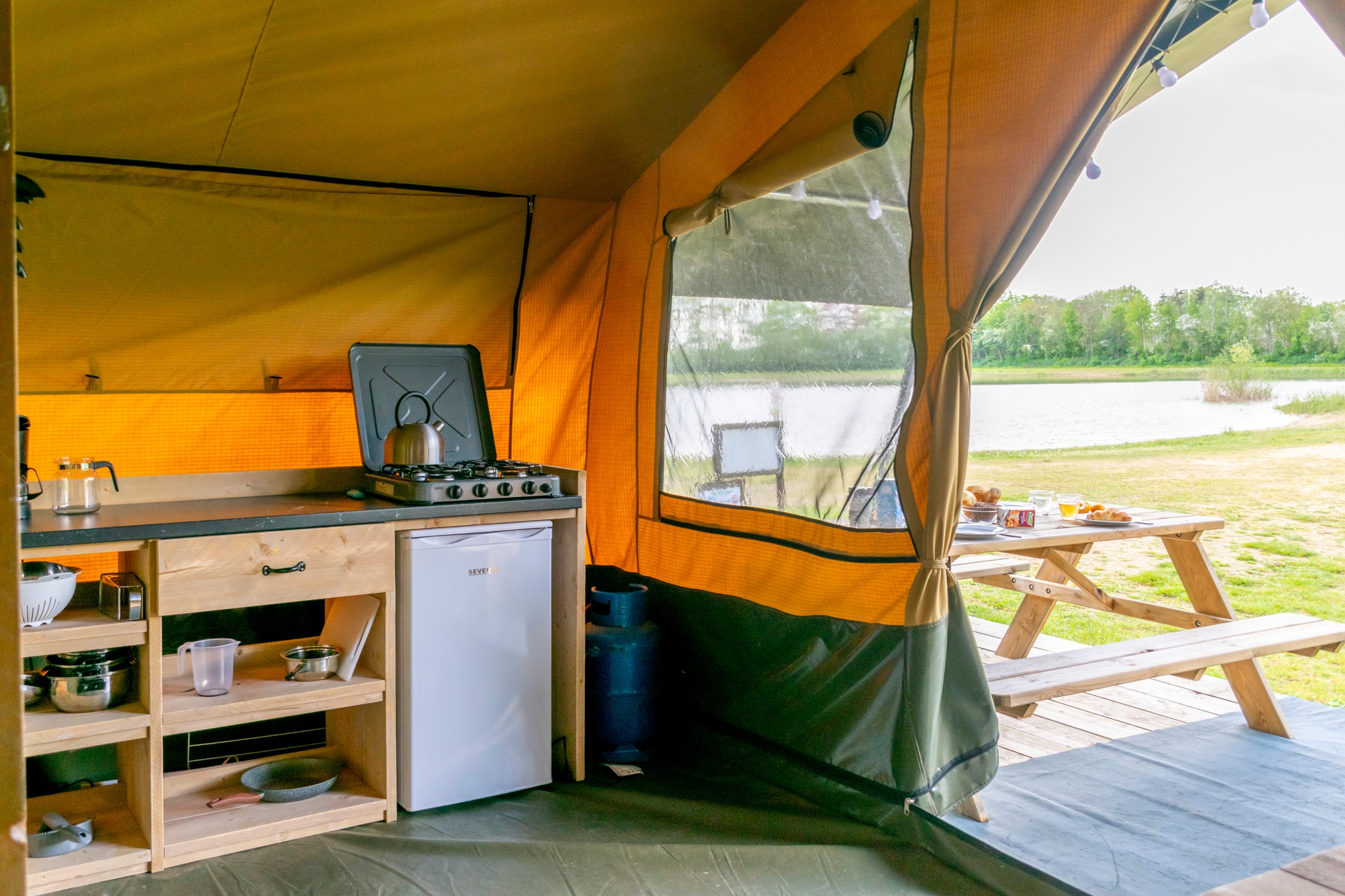 Safaritent | 6 Personen-Keuken