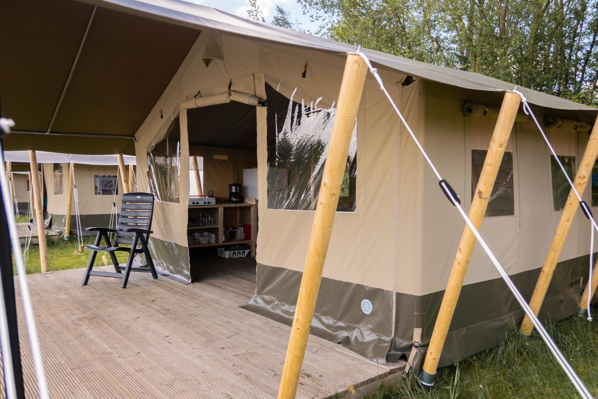 Safaritent | 6 Personen-Buitenkant zomer