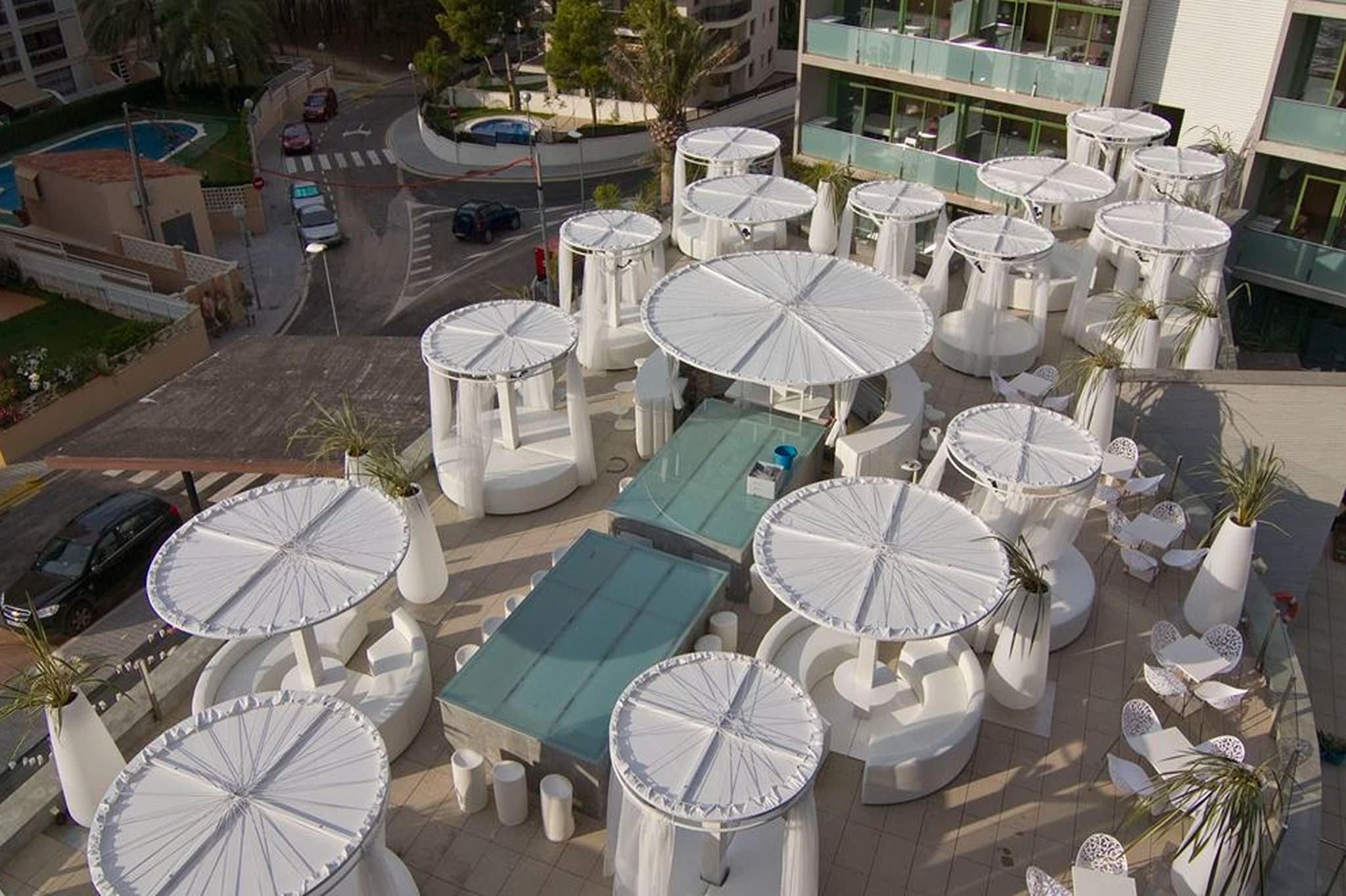 APOLO SUITES RENTALMAR ESTUDIO 4 PAX-Uitzicht zomer