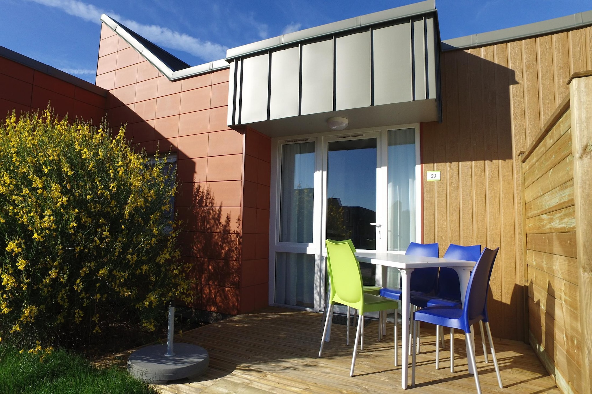 Gîte 3 Pièces 5 Personnes 1 bébé/Blériot-Plage-Balcon-terrasse