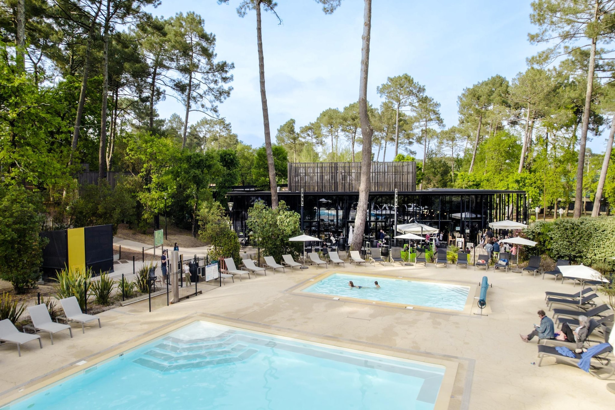 Lodge 3 Pièces 6 Personnes 1  bébé Résidentielles/Lège-Cap-Ferret-Zwembad