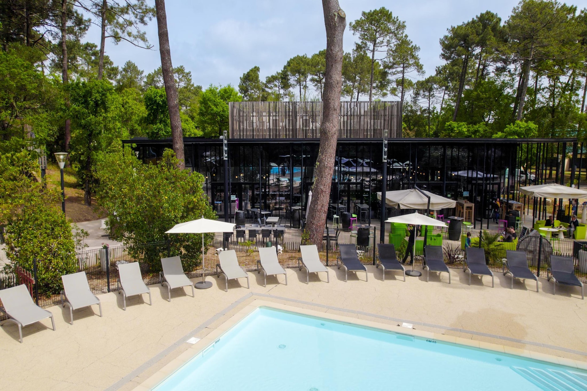 Lodge 3 Pièces 6 Personnes 1  bébé Résidentielles/Lège-Cap-Ferret-Zwembad