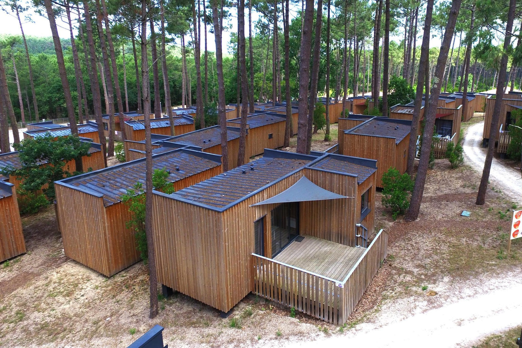 Lodge 3 Pièces 6 Personnes 1  bébé Résidentielles/Lège-Cap-Ferret-Buitenkant zomer