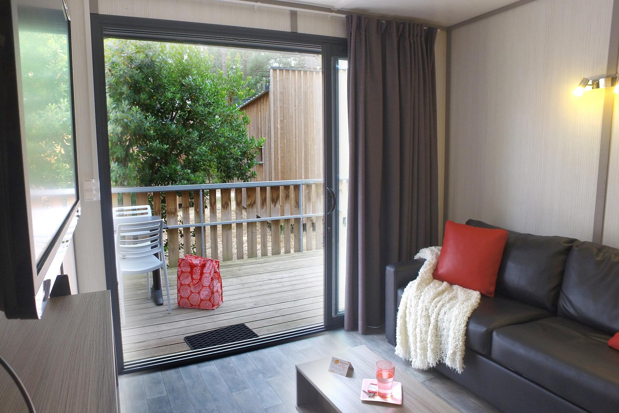 Lodge 3 Pièces 6 Personnes 1  bébé Résidentielles/Lège-Cap-Ferret-Woonkamer