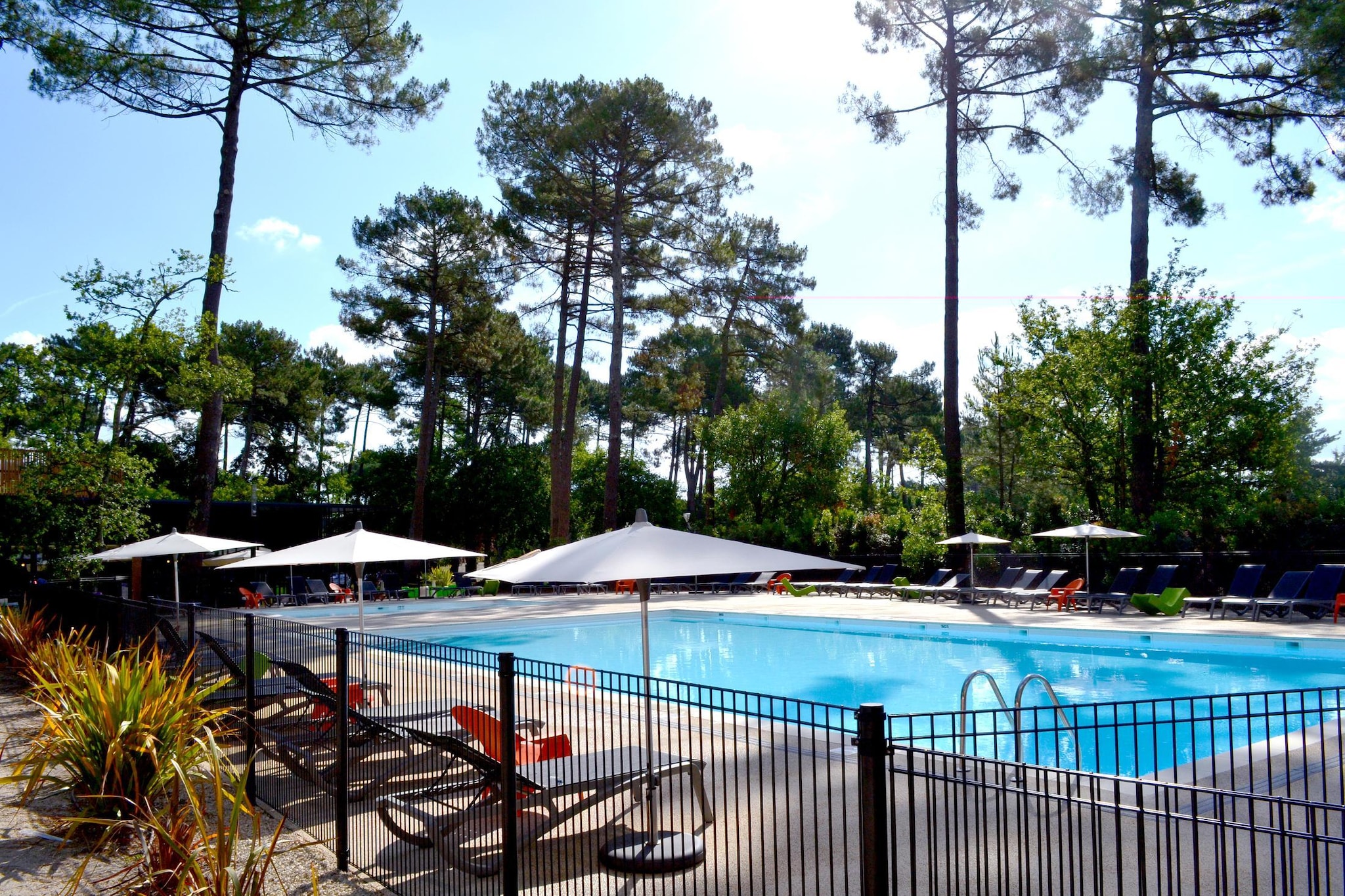 Lodge 4 Pièces 8 Personnes 2  bébés/ Lège-Cap-Ferret-Zwembad