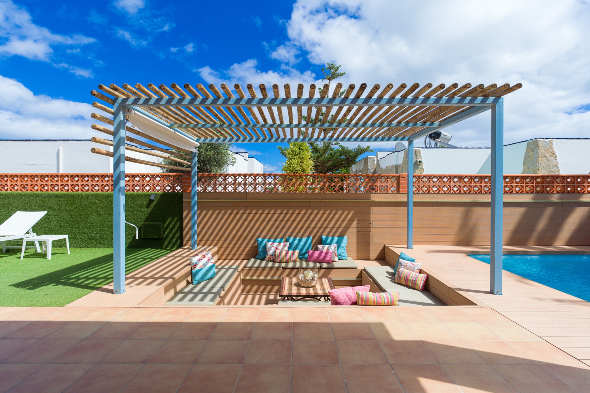 Long Beach with pool By CanariasGetaway-Terrasse