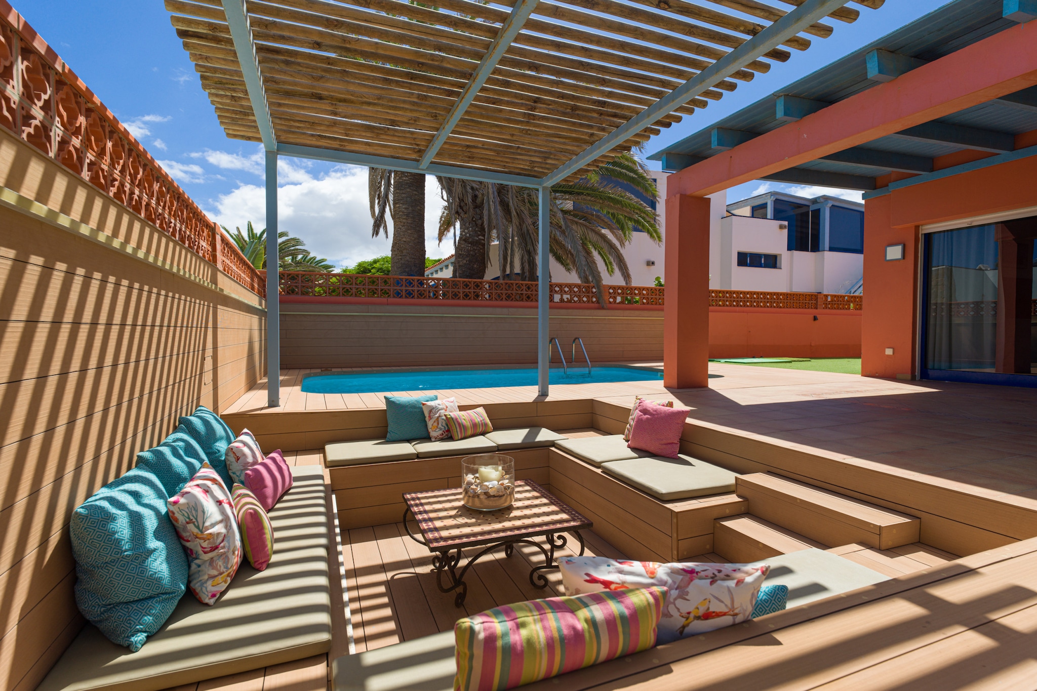 Long Beach with pool By CanariasGetaway-Terrasse