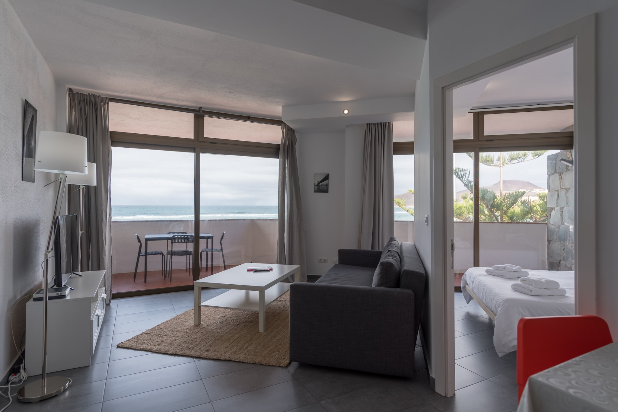 Vista Dorada al mar balcón-Wifi By Canariasgetaway-Salon