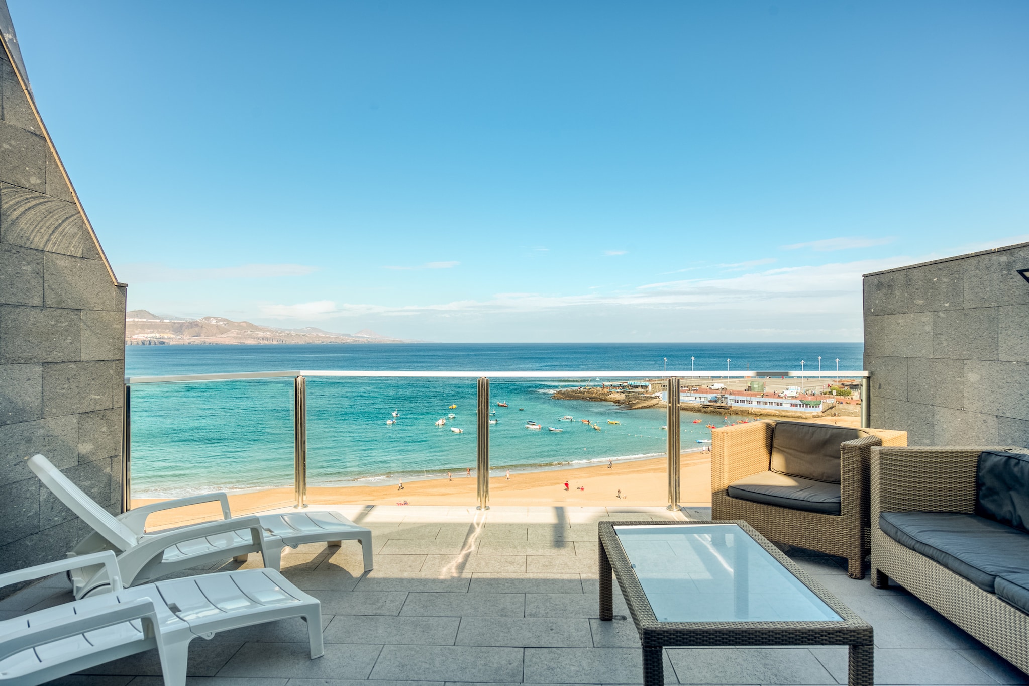 Incredible terrace ocean views By CanariasGetaway-Terrasse