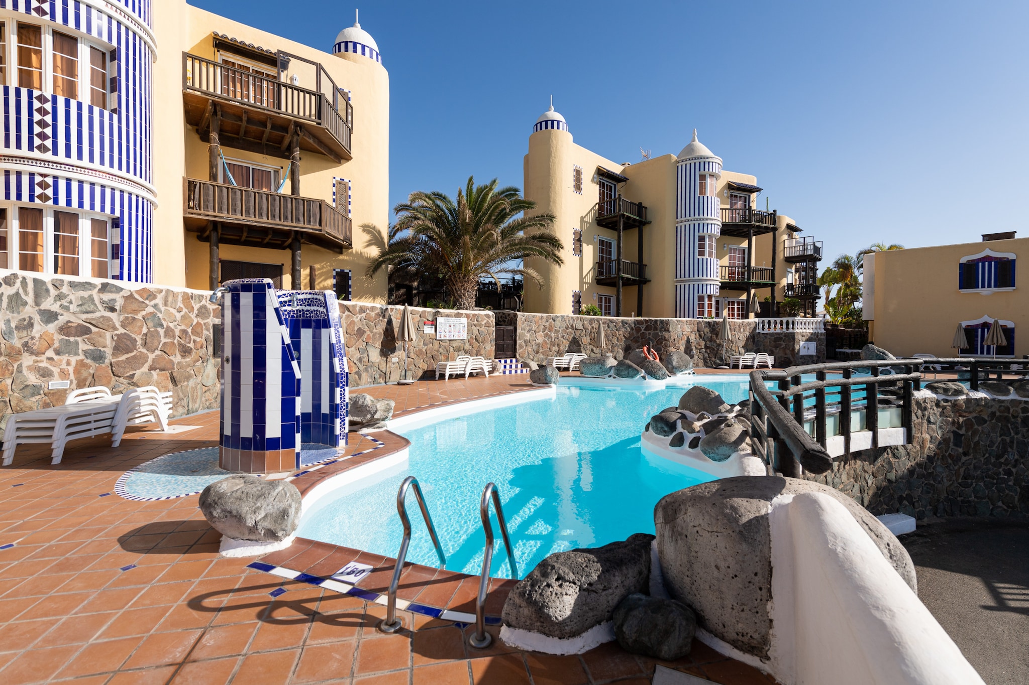 Altamar  52 with balcony&pool By CanariasGetaway-Zwembad