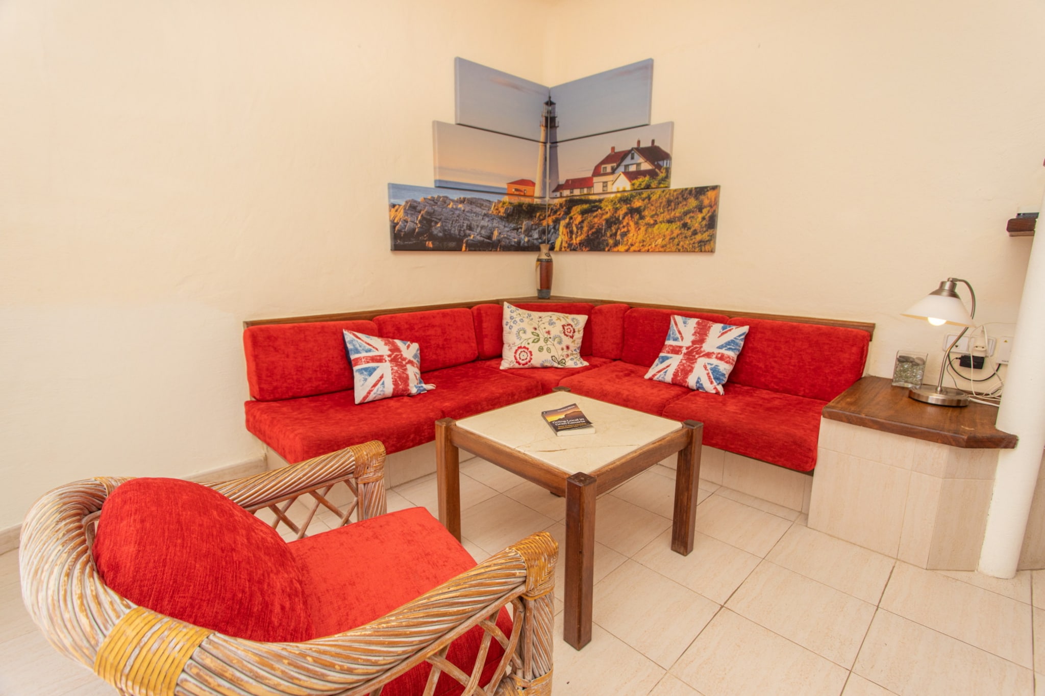 Altamar 53 balcony sea views By CanariasGetaway-Woonkamer