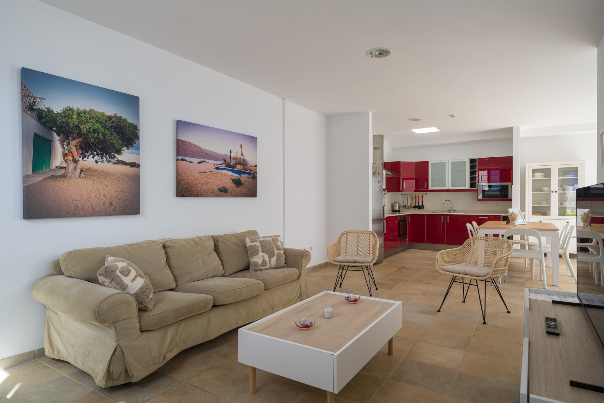 La Casa de La Graciosa-Woonkamer