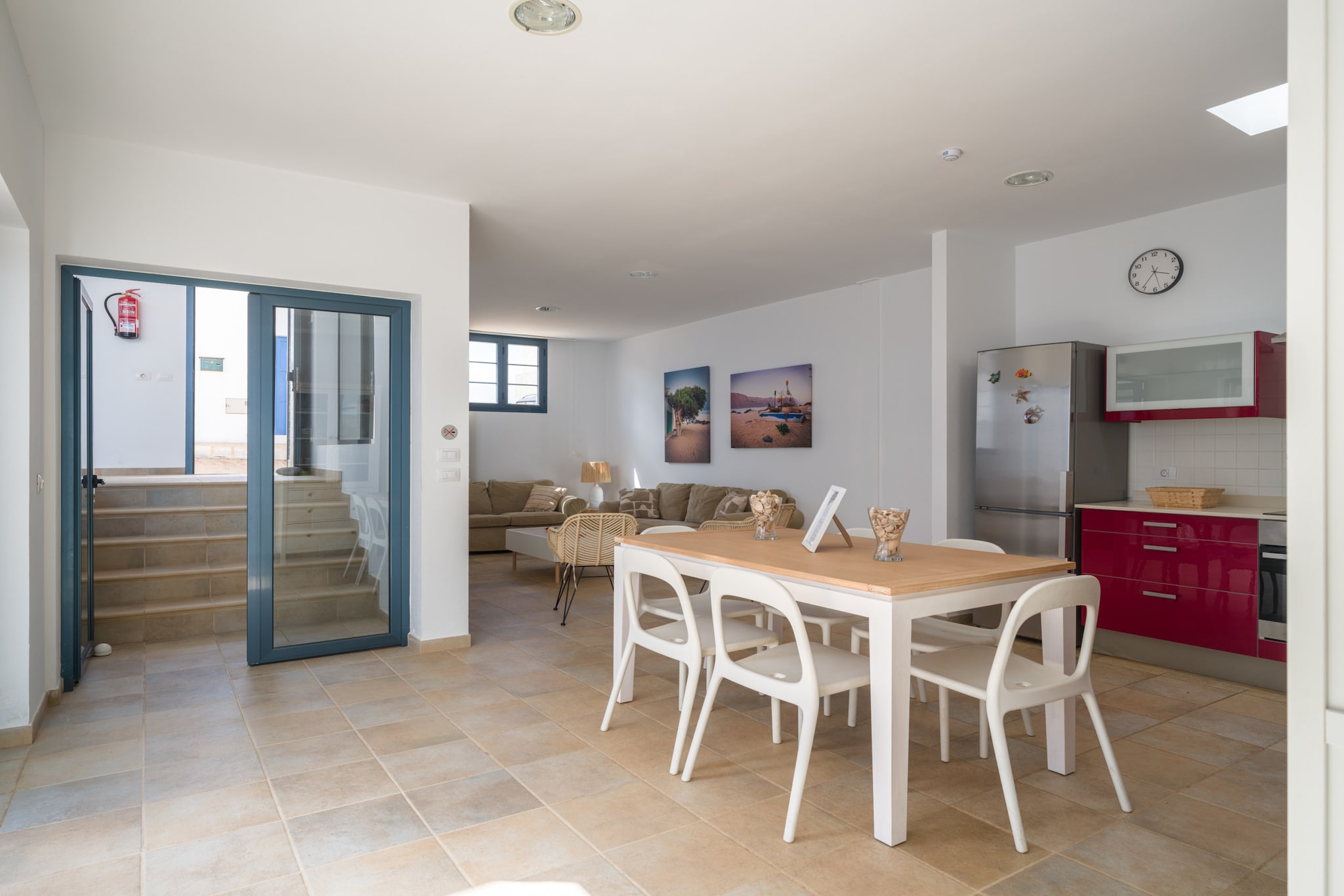 La Casa de La Graciosa-Eetkamer