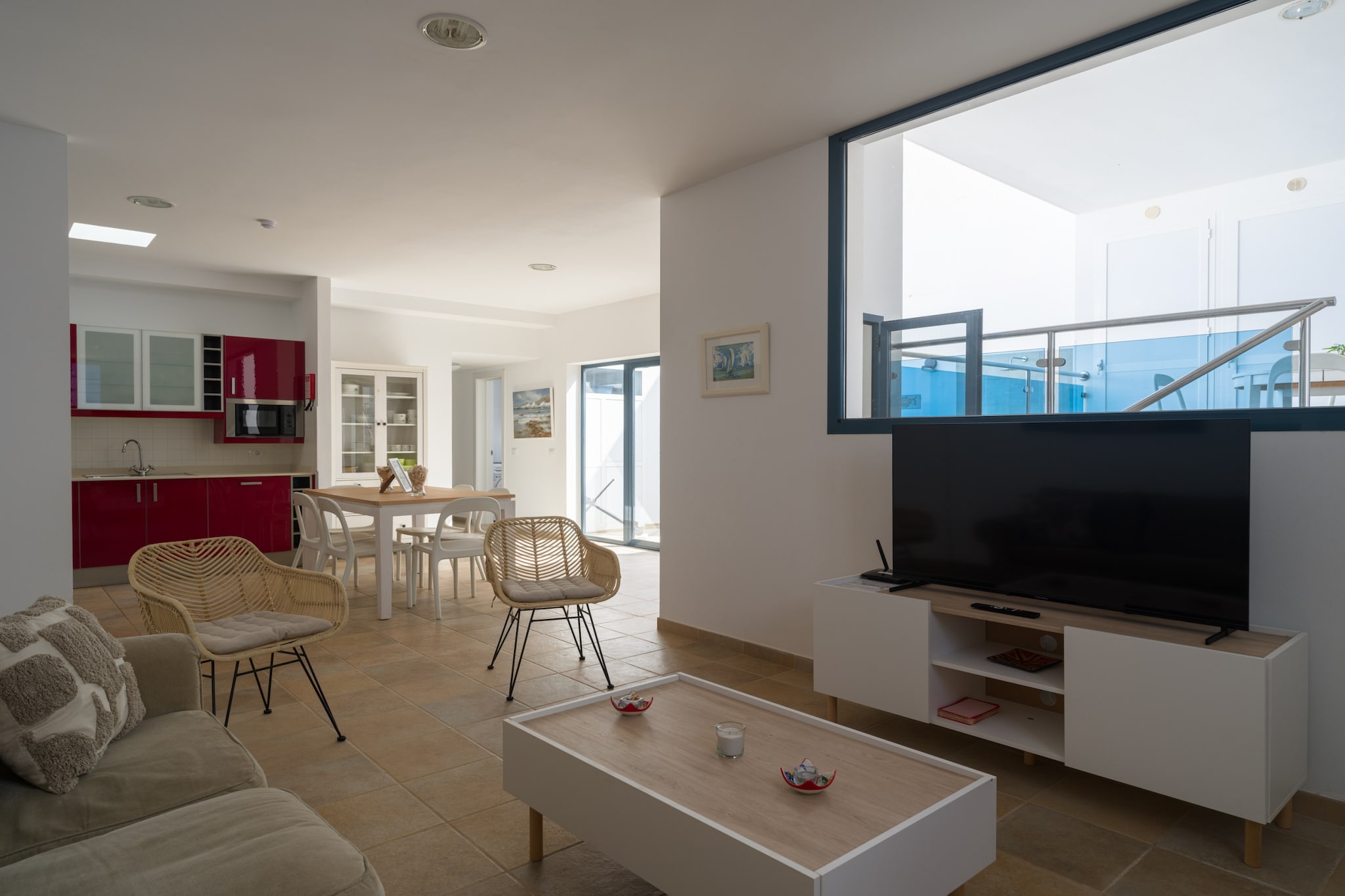 La Casa de La Graciosa-Woonkamer