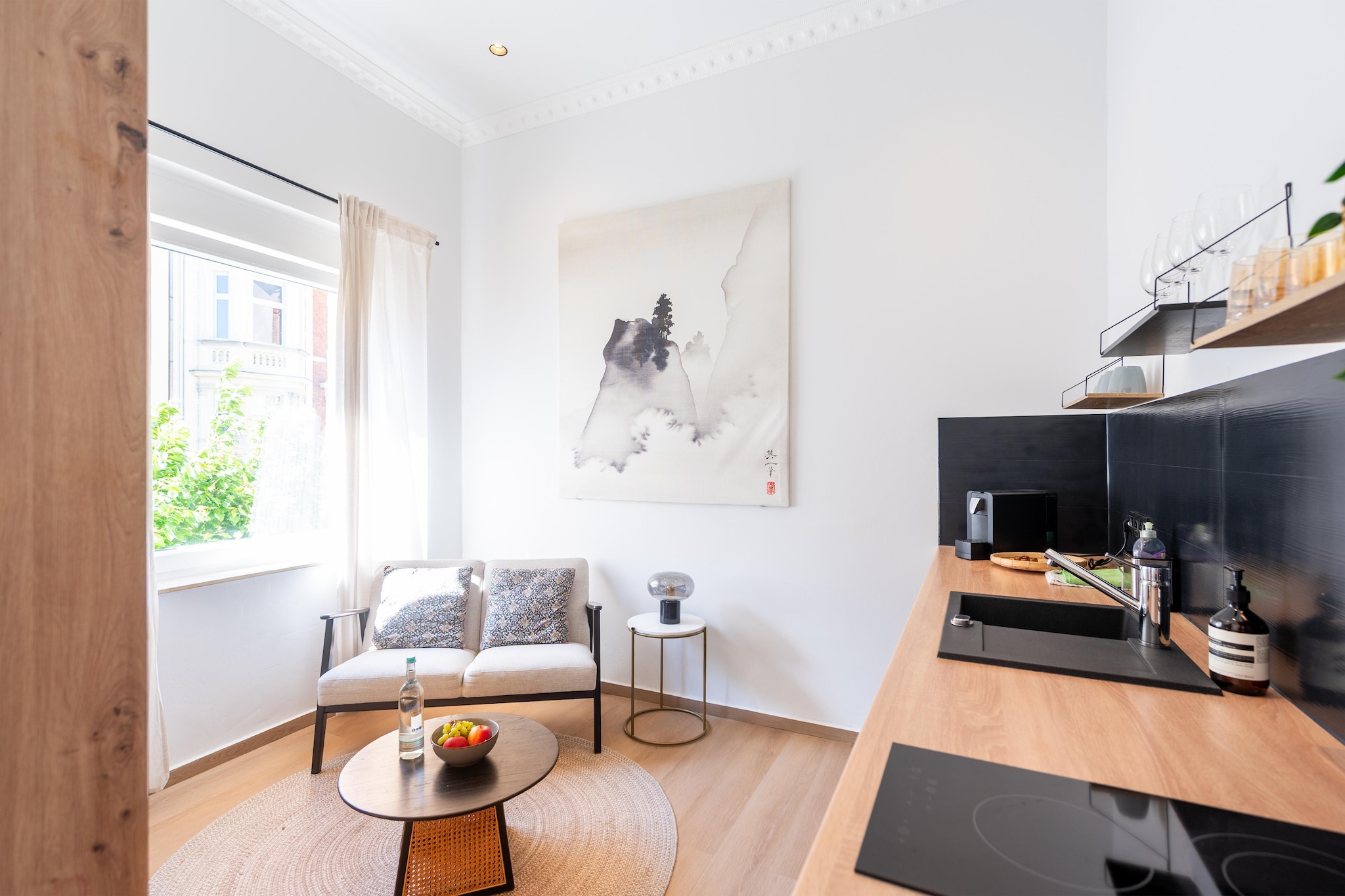Deluxe Studio mit Kingsize-Bett-Keuken