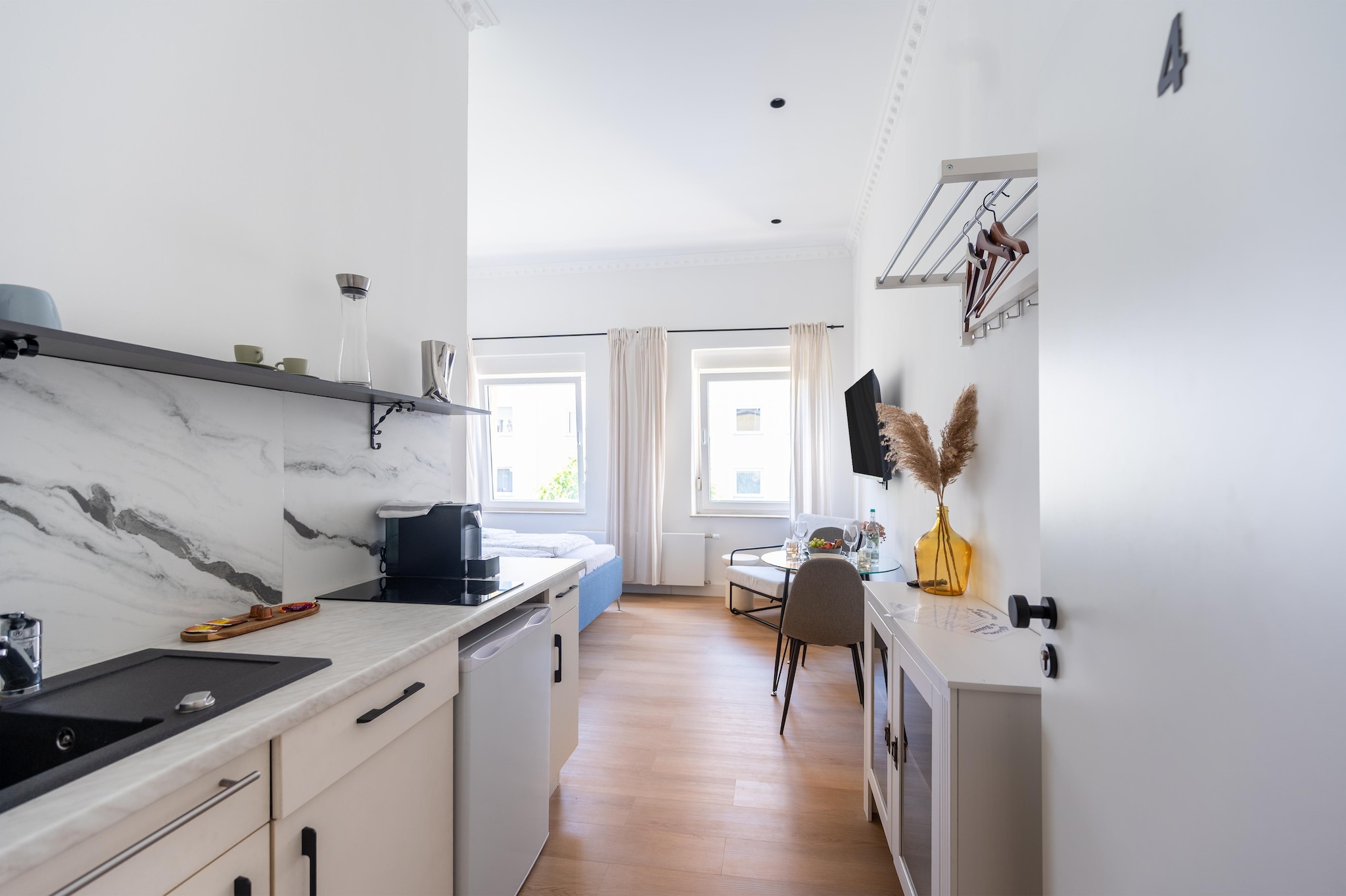 Deluxe Studio mit Doppelbett-Keuken