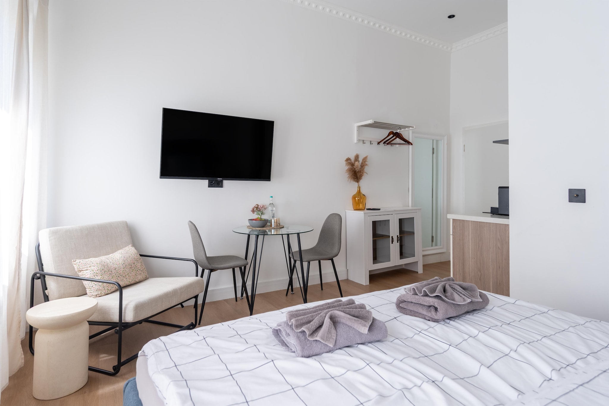 Deluxe Studio mit Doppelbett-Slaapkamer