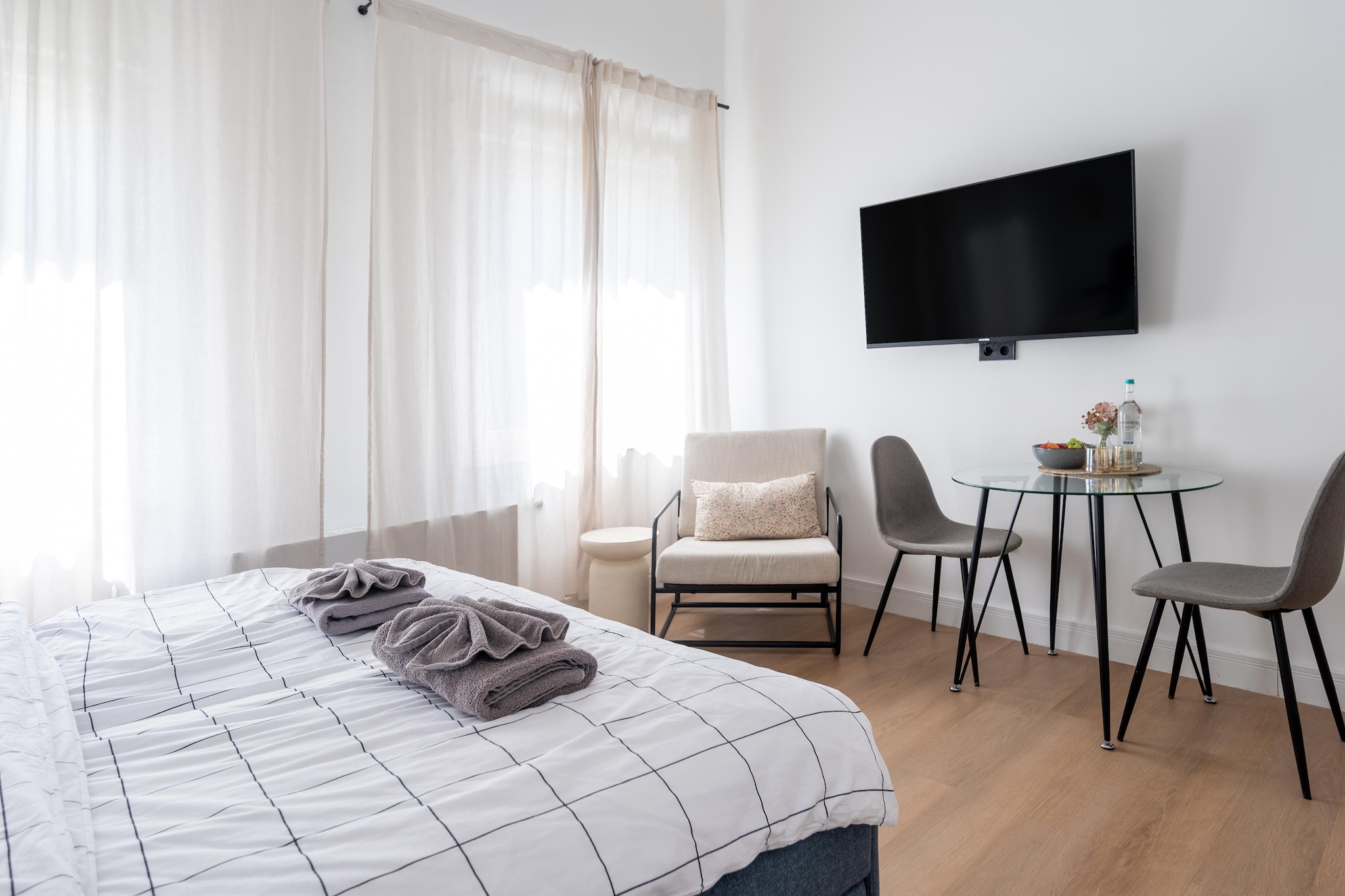 Deluxe Studio mit Doppelbett-Slaapkamer