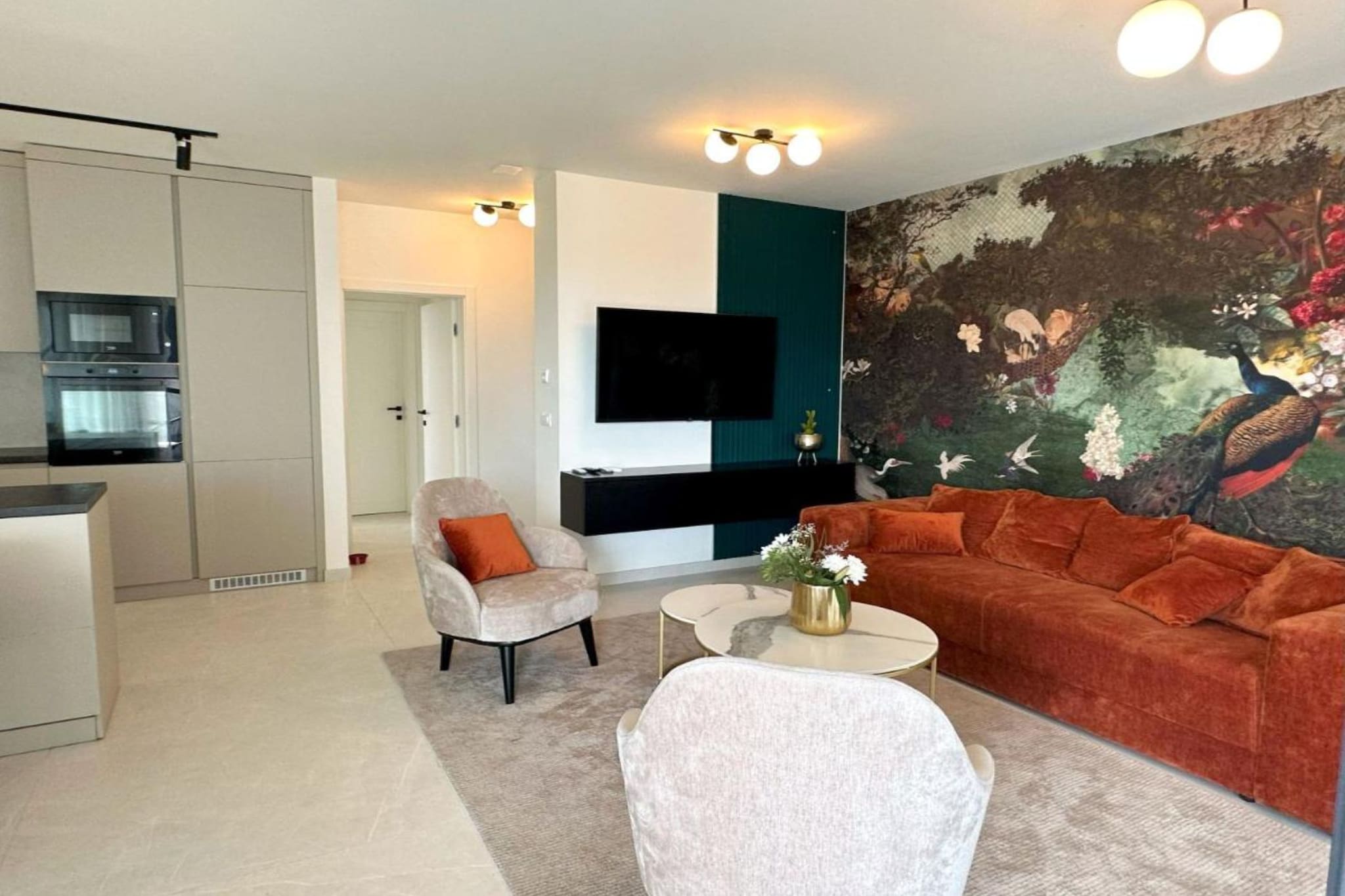 Leonarda Waterfront Residences-One-Bedroom Apartment With Terrace (The Adriatic One) -S1-Woonkamer