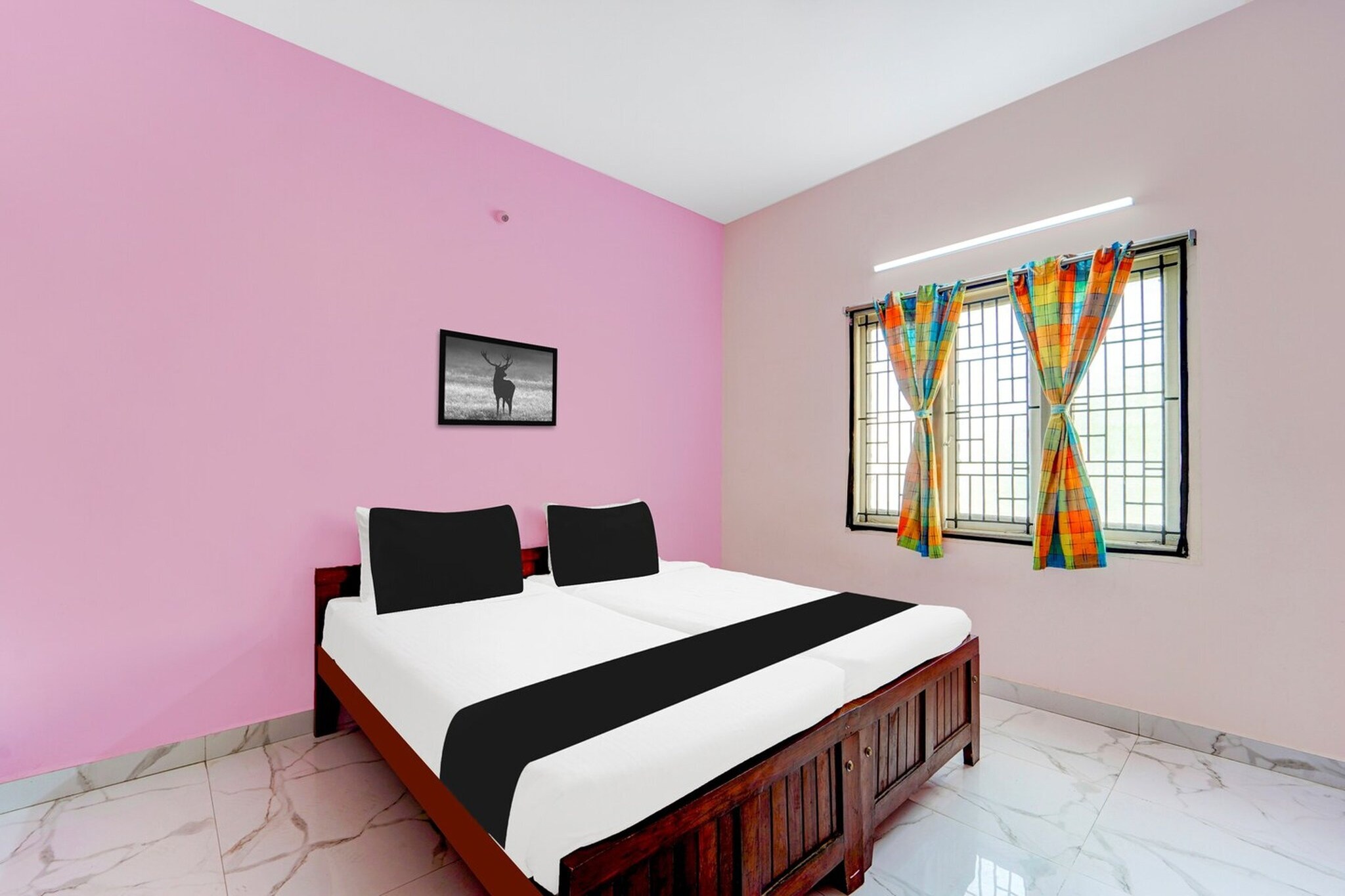 Comfortable Accommodations: Super Hotel O Madurai Near Bus Stand in Madurai offers family rooms with air-conditioning, private bathrooms, work desks, and seating areas. Each room includes free toiletries, a shower, TV, and wardrobe.
Essential Facilities: Guests enjoy free WiFi and complimentary bicycles. The hotel features a lift, 24-hour front desk, electric vehicle charging station, and room service.
Convenient Location: Located 18 km from Madurai Airport, the hotel is a 4-minute walk from Mattuthavani Bus Terminus. Nearby attractions include Meenakshi Temple (6 km) and Vandiyur Mariamman Teppakulam (5 km).
Unmarried couples are warmly welcome at this property.
Regretfully, we are unable to host guests with local ID proof at this property.
Apologies, but we are currently unable to host foreign nationals at this property.
Early Check-In Policy: A full day’s room rate will be charged for check-ins before 6:00 AM. Complimentary early check-in is available between 6:00 AM and 10:00 AM, subject to room availability.
Check-in is only available to guests aged 18 and above. Please provide a government-issued ID to confirm your age.