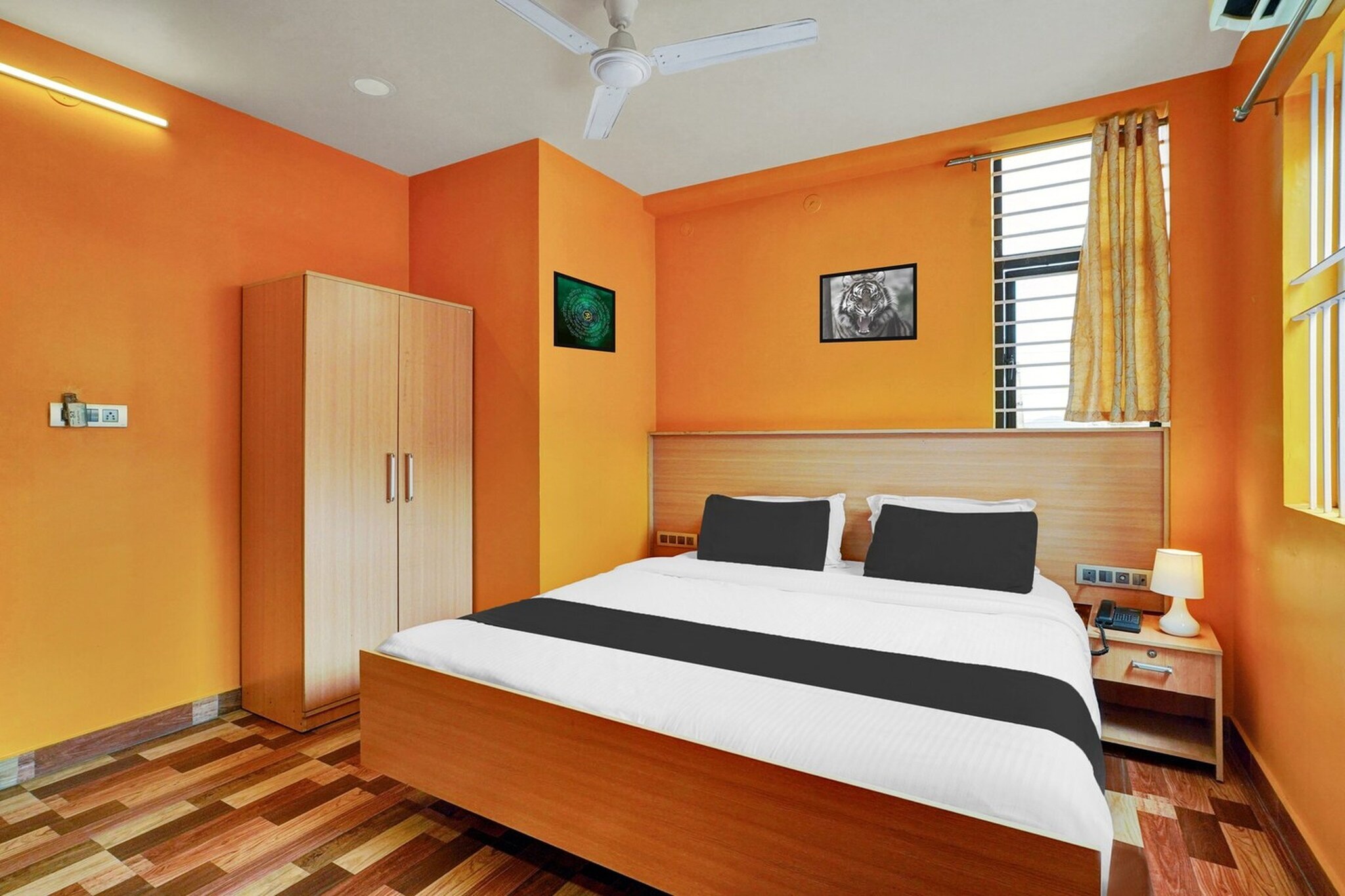 Comfortable Accommodations: Rooms feature air-conditioning, TV, and free WiFi throughout the property. Family rooms and amenities such as a lounge, elevator, and shared kitchen enhance guest comfort.
Dining and Leisure: A family-friendly restaurant serves Indian cuisine for lunch and dinner. The bar provides a relaxing space for guests to unwind.
Unmarried couples are warmly welcome at this property.
Guests with local ID proof are warmly welcome.
Early Check-In Policy: A full day’s room rate will be charged for check-ins before 6:00 AM. Complimentary early check-in is available between 6:00 AM and 10:00 AM, subject to room availability.
Check-in is only available to guests aged 18 and above. Please provide a government-issued ID to confirm your age.