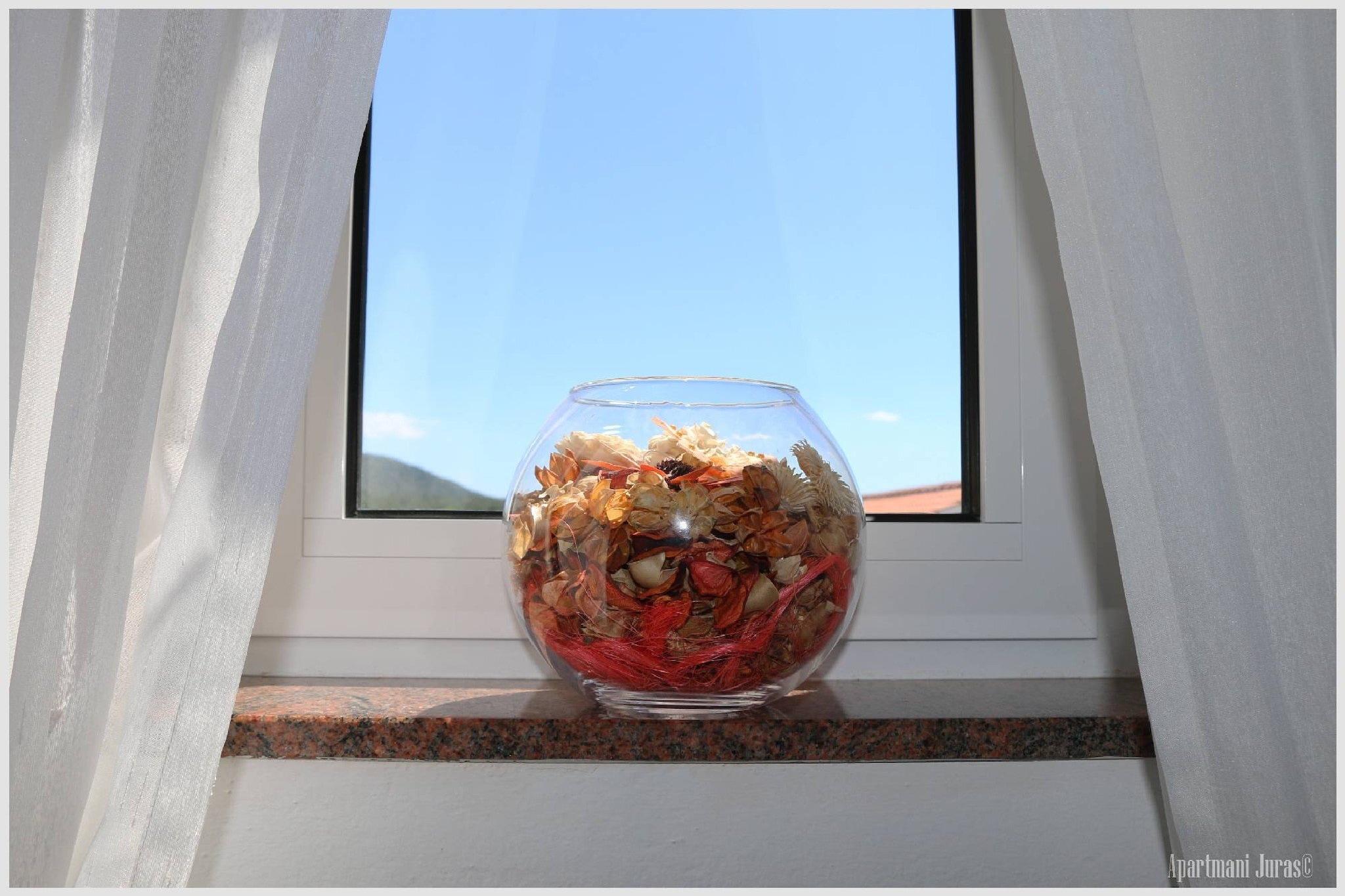Apartments Juras - Studio Apartment with Balcony and Side Sea View (Tea)-Aussicht