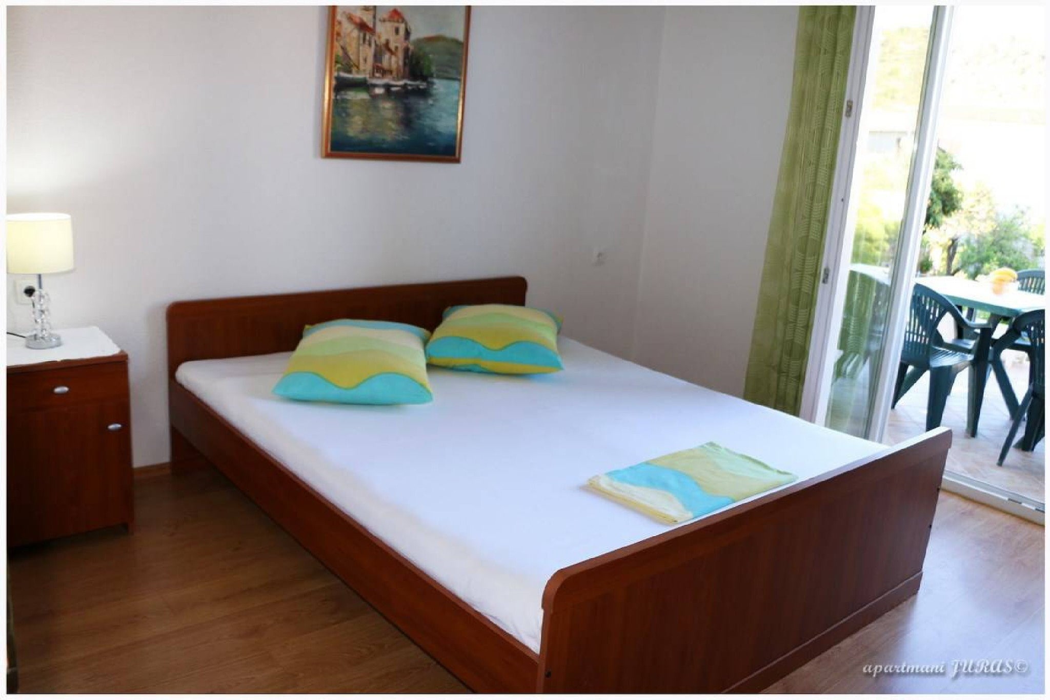Apartments Juras - Two Bedroom Apartment with Terrace and sea view (Antonio)-Bedroom