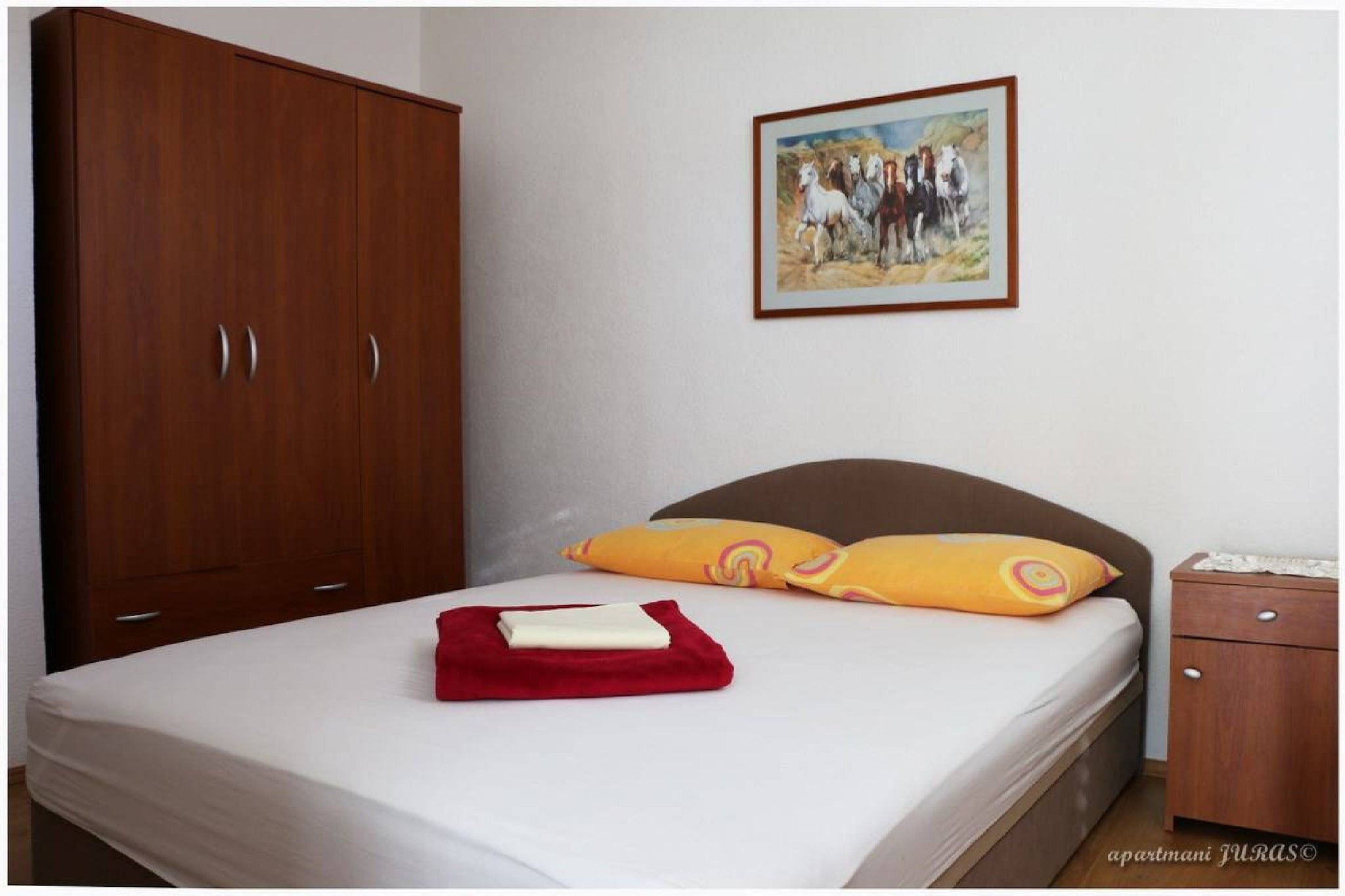 Apartments Juras - Two Bedroom Apartment with Terrace and sea view (Antonio)-Bedroom