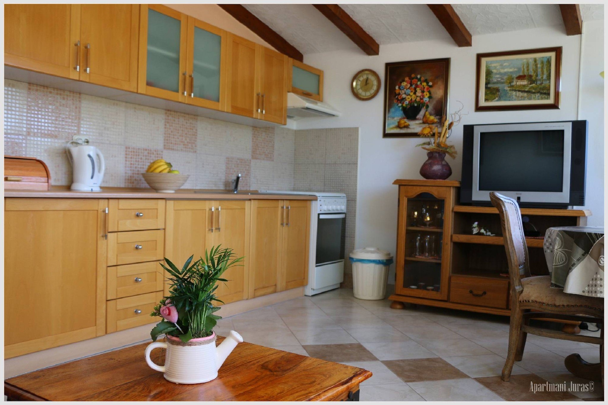 Apartments Juras - Two Bedroom Apartment with Sea View (David)-Kitchen