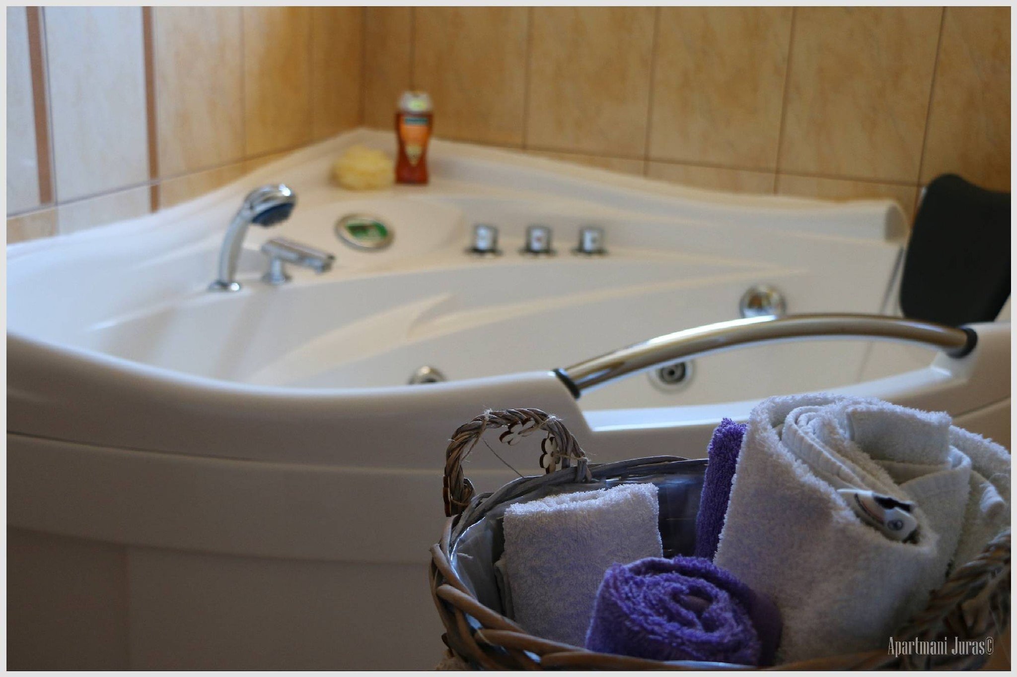 Apartments Juras - Two Bedroom Apartment with Sea View (David)-Bathroom